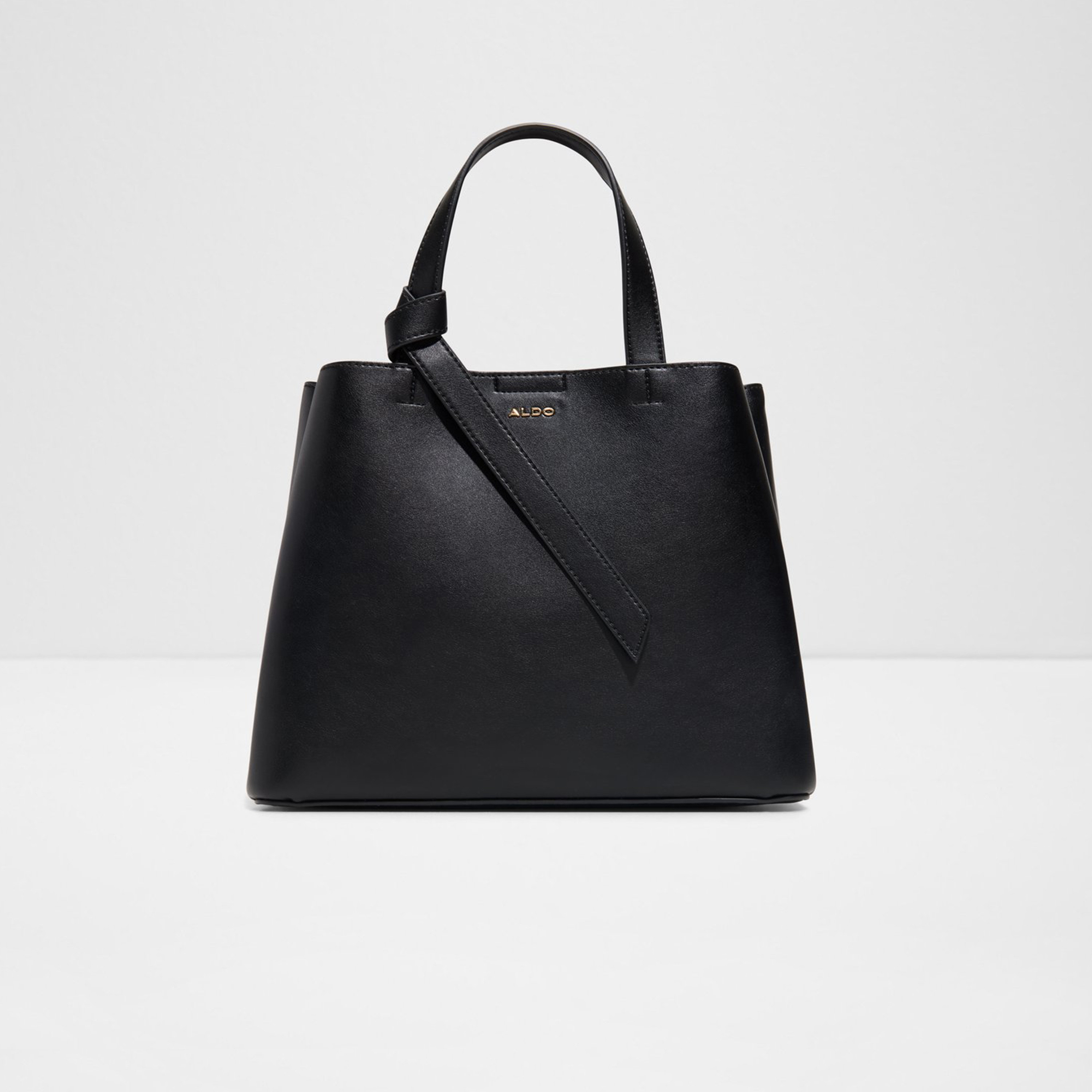 Aldo Zaria Double Handle Satchel Bag with Zipper and Detachable Strap-women-bagsandwallets-handbags-image-1