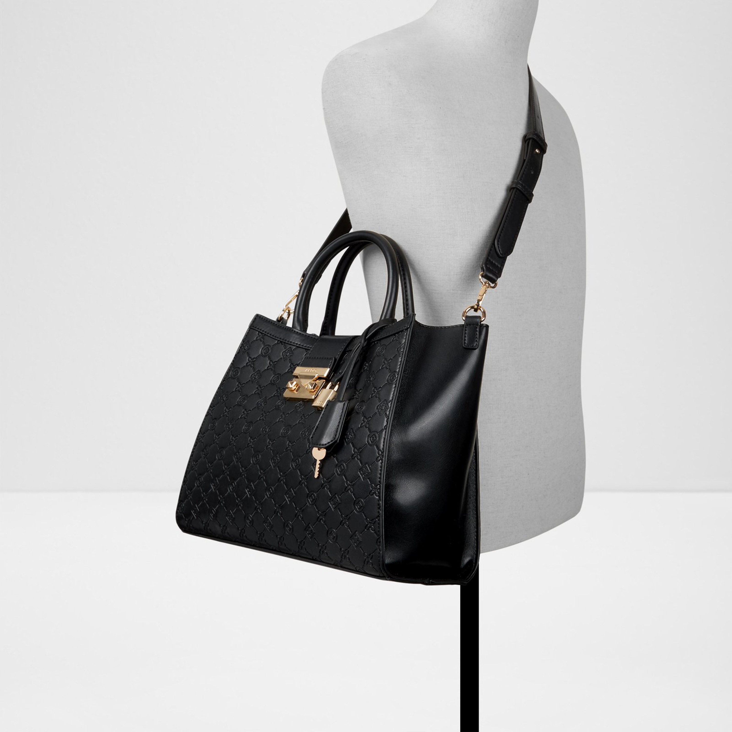 ألدو- شنطة ساتشل كريلالي بمقبض مزدوج مونوغرام مع قفل قابل للفصل وحزام قابل للفصل-women-bagsandwallets-handbags-image-8