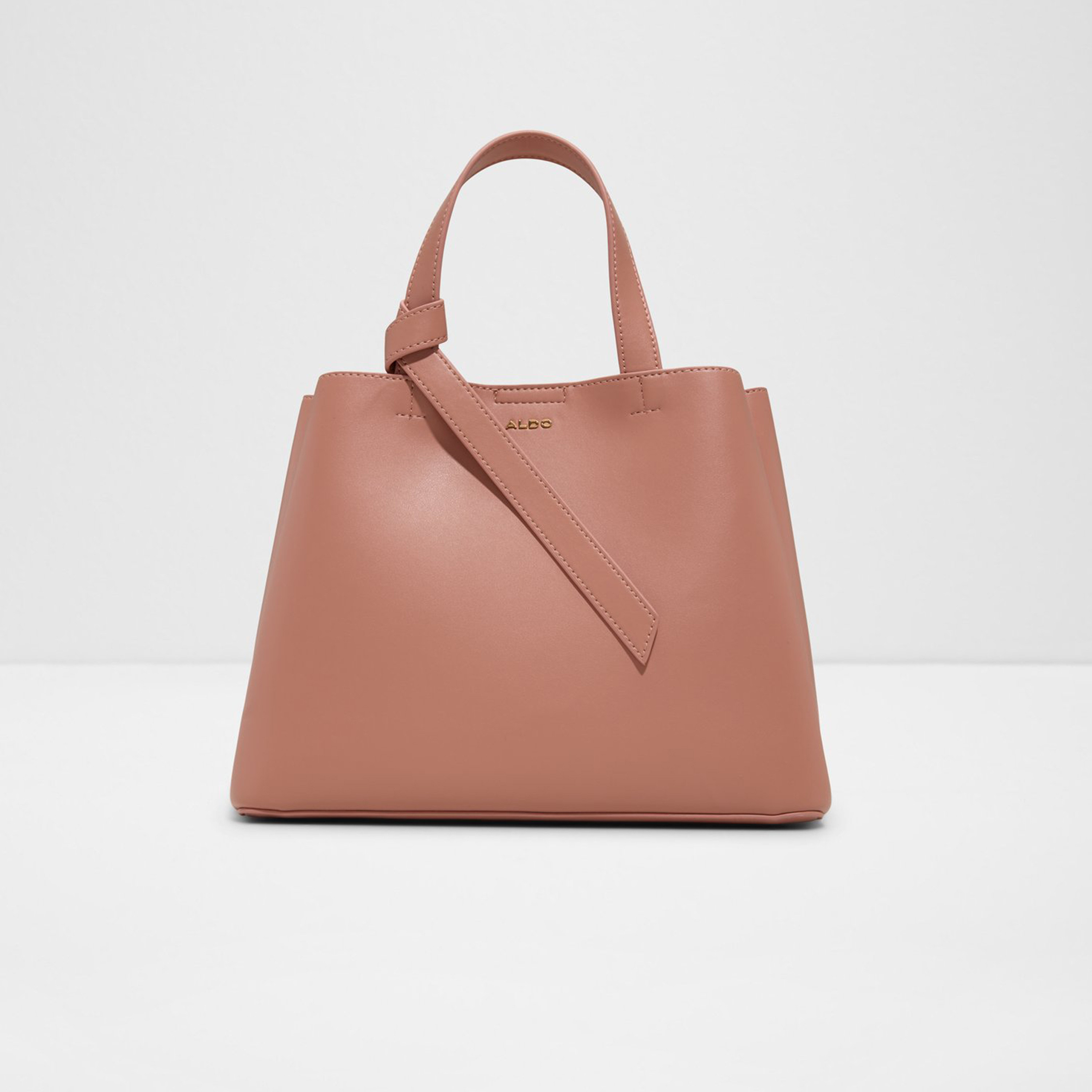 Aldo Zaria Double Handle Satchel Bag with Zipper and Detachable Strap-women-bagsandwallets-handbags-image-5
