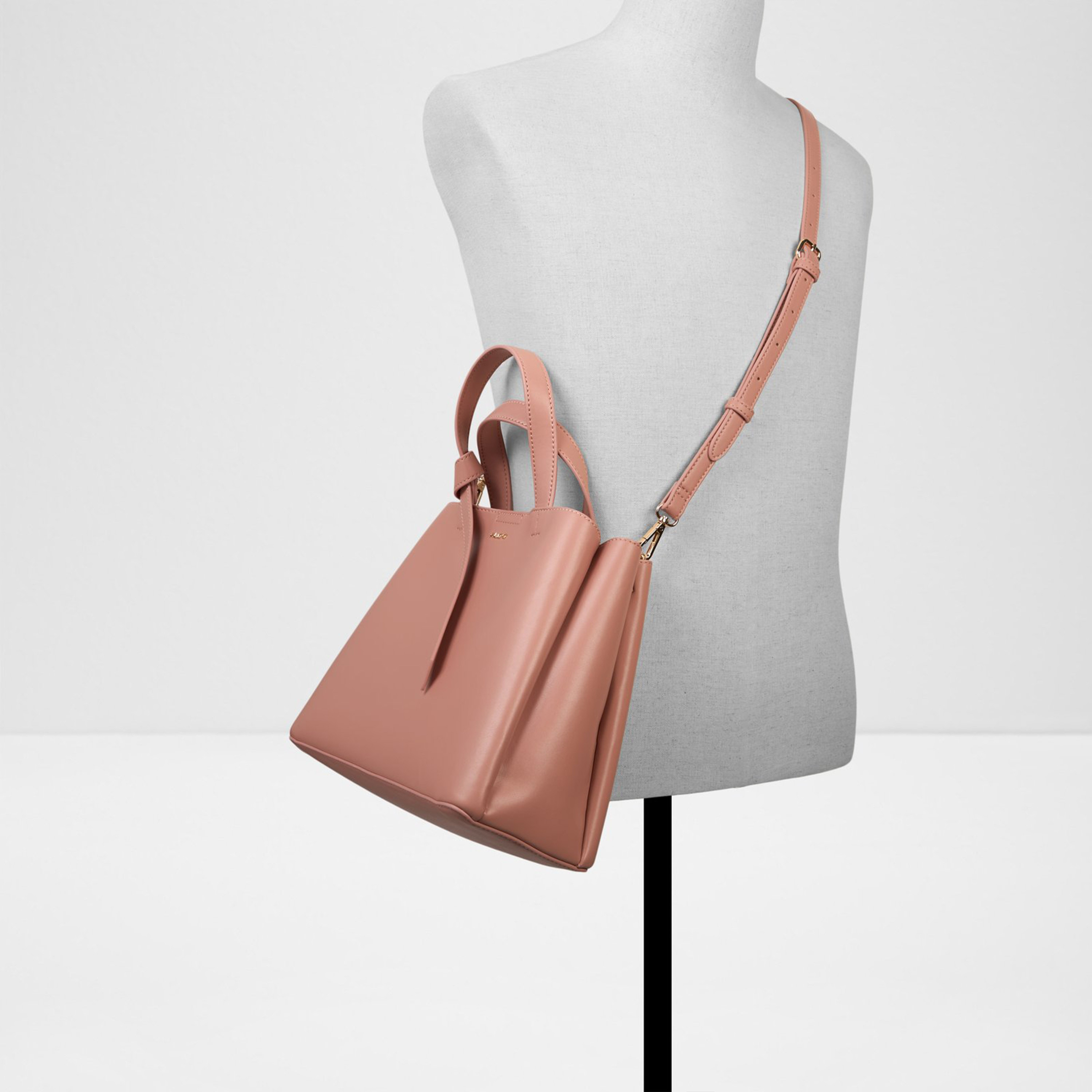Aldo Zaria Double Handle Satchel Bag with Zipper and Detachable Strap-women-bagsandwallets-handbags-image-8