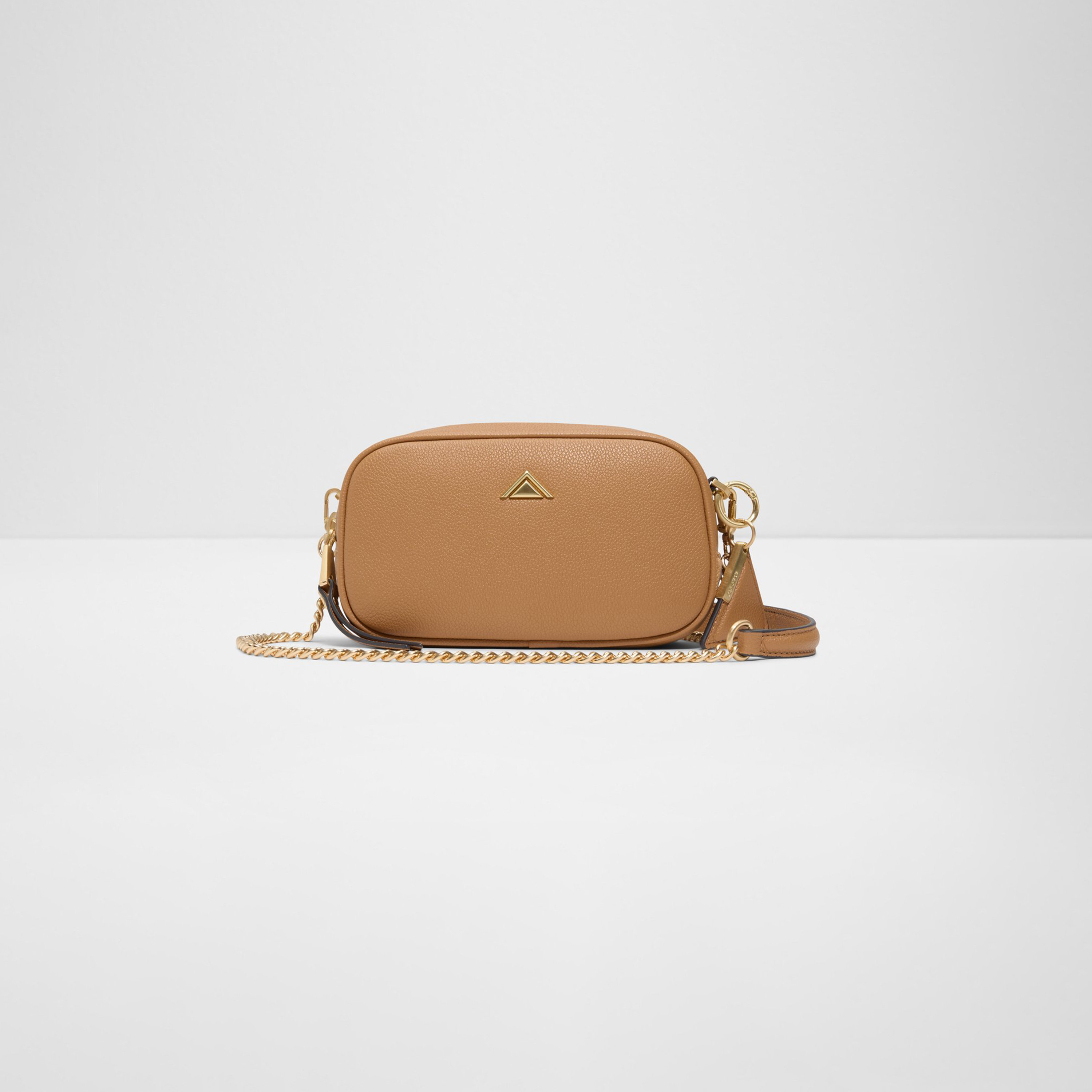 Aldo Moanah Textured Crossbody Bag with Zipper and Chain Strap-women-bagsandwallets-handbags-image-1
