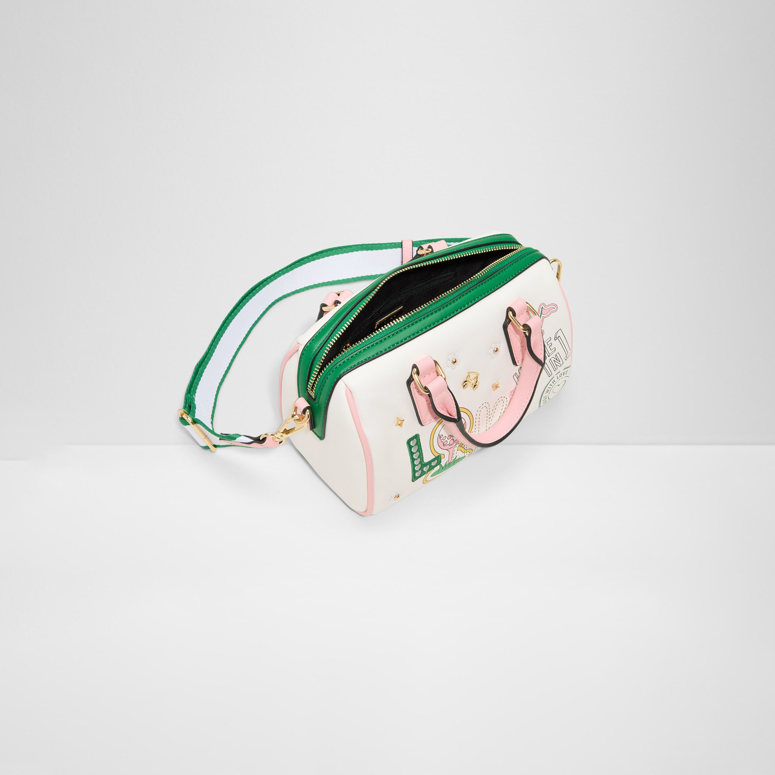 ألدو- شنطة كروس  فيسني مطبوعة بمقبض مزدوج بسحاب للإغلاق وحزام قابل للفصل-women-bagsandwallets-handbags-image-3