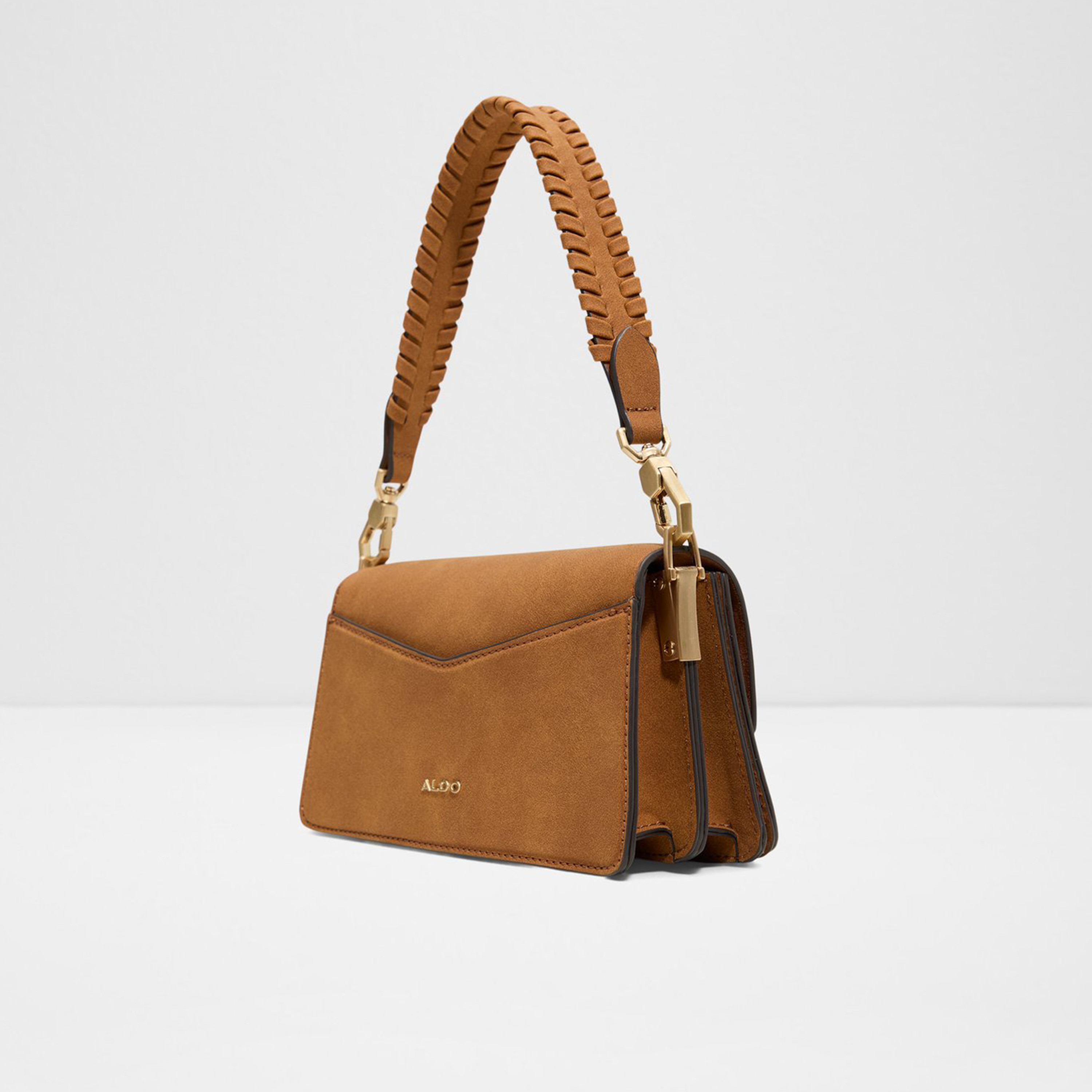 ألدو- شنطة كتف لوكس هاندل سادة مزودة بقفل وحزام قابل للفصل-women-bagsandwallets-handbags-image-2