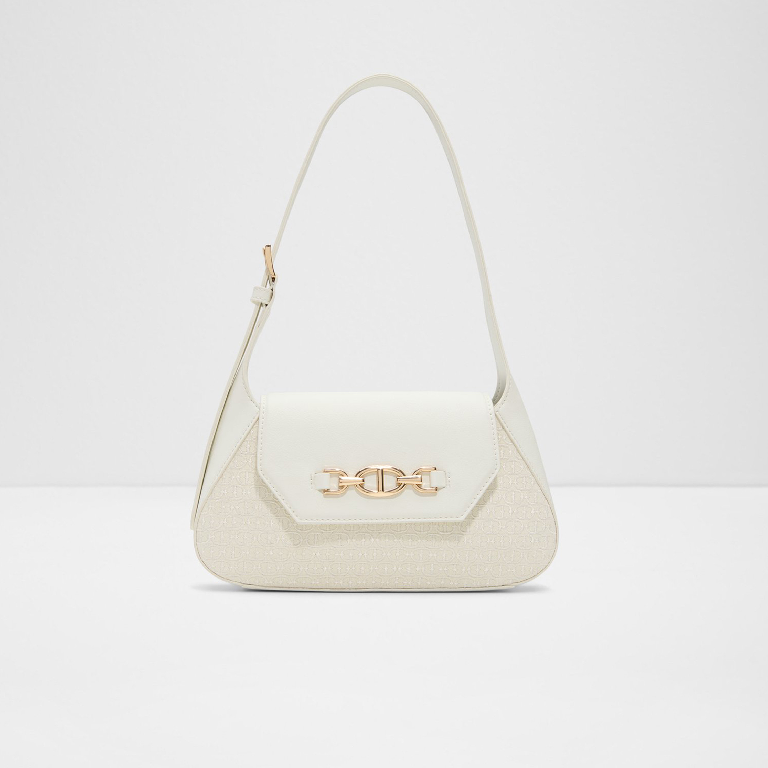 Aldo Rhianon Monogram Shoulder Bag with Flap Closure and Adjustable Strap-women-bagsandwallets-handbags-image-1