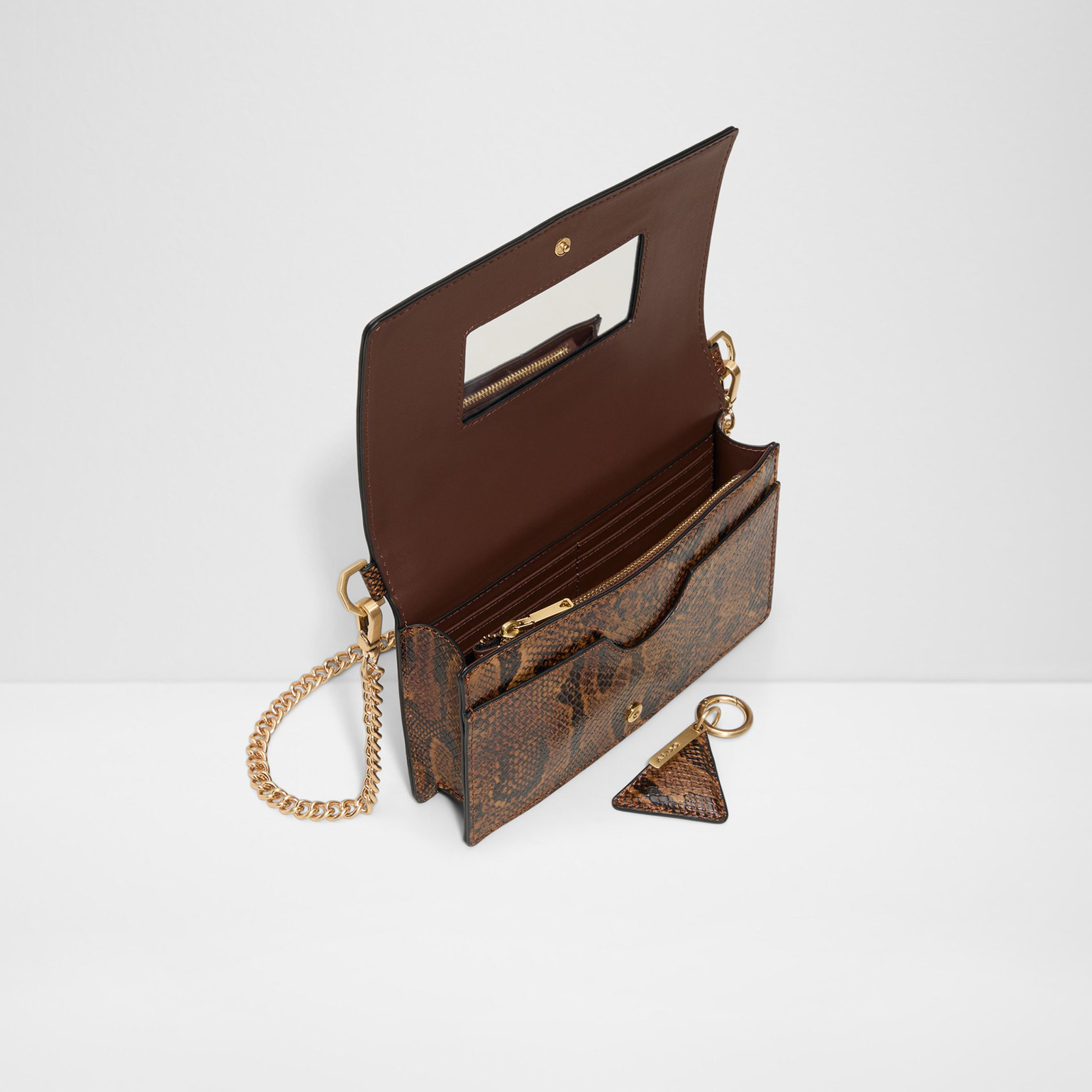 Aldo Lilyth Animal Print Crossbody Bag with Flap Closure and Chain Strap-women-bagsandwallets-handbags-image-3