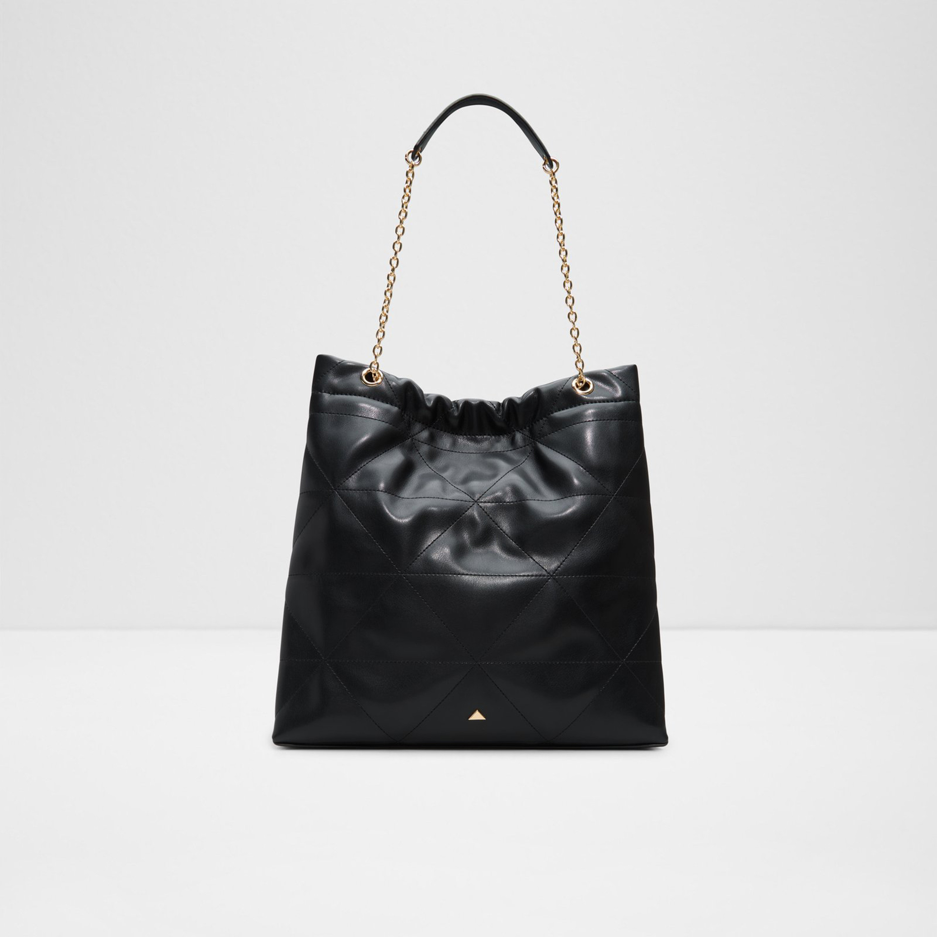 Aldo Morgane Quilted Double Handle Shoulder Bag with Magnetic Closure and Chain Strap-women-bagsandwallets-handbags-image-1