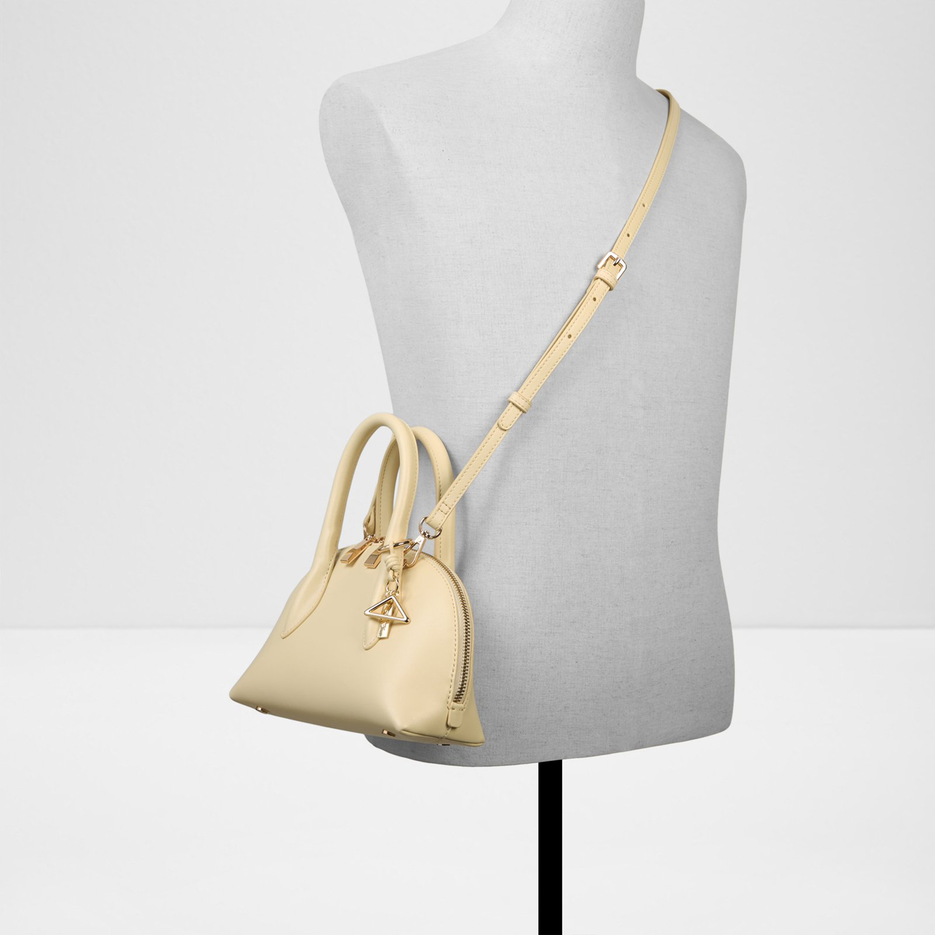 Aldo Novallie Double Handle Satchel Bag with Zipper and Detachable Strap-women-bagsandwallets-handbags-image-4
