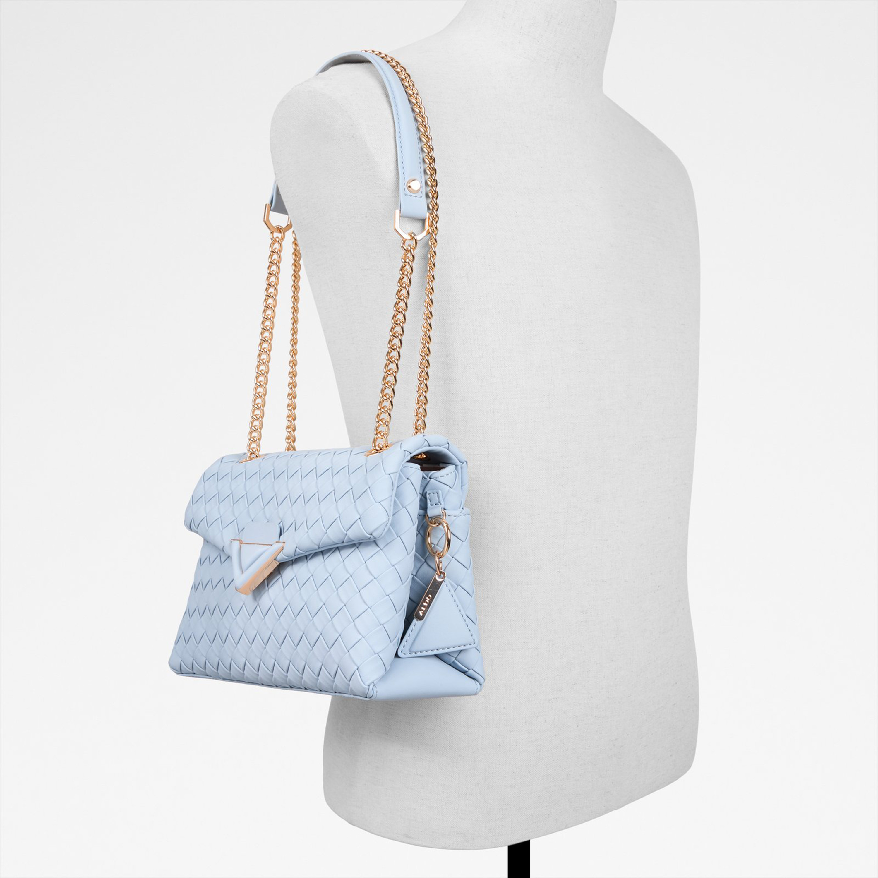 Aldo Softwoven Textured Crossbody Bag with Flap Closure and Chain Strap-women-bagsandwallets-handbags-image-5