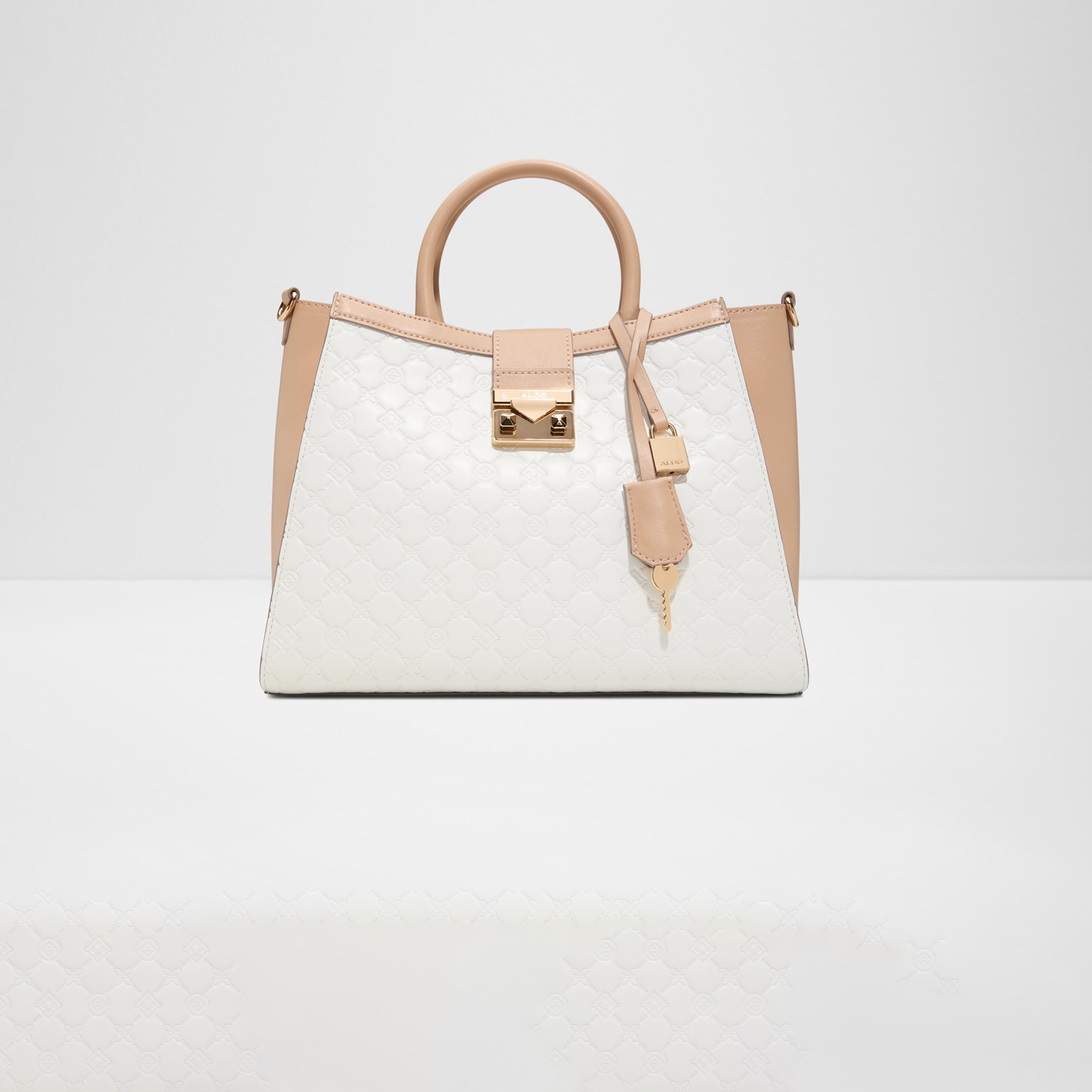 ألدو- شنطة ساتشل كريلالي بمقبض مزدوج مونوغرام مع قفل قابل للفصل وحزام قابل للفصل-women-bagsandwallets-handbags-image-9