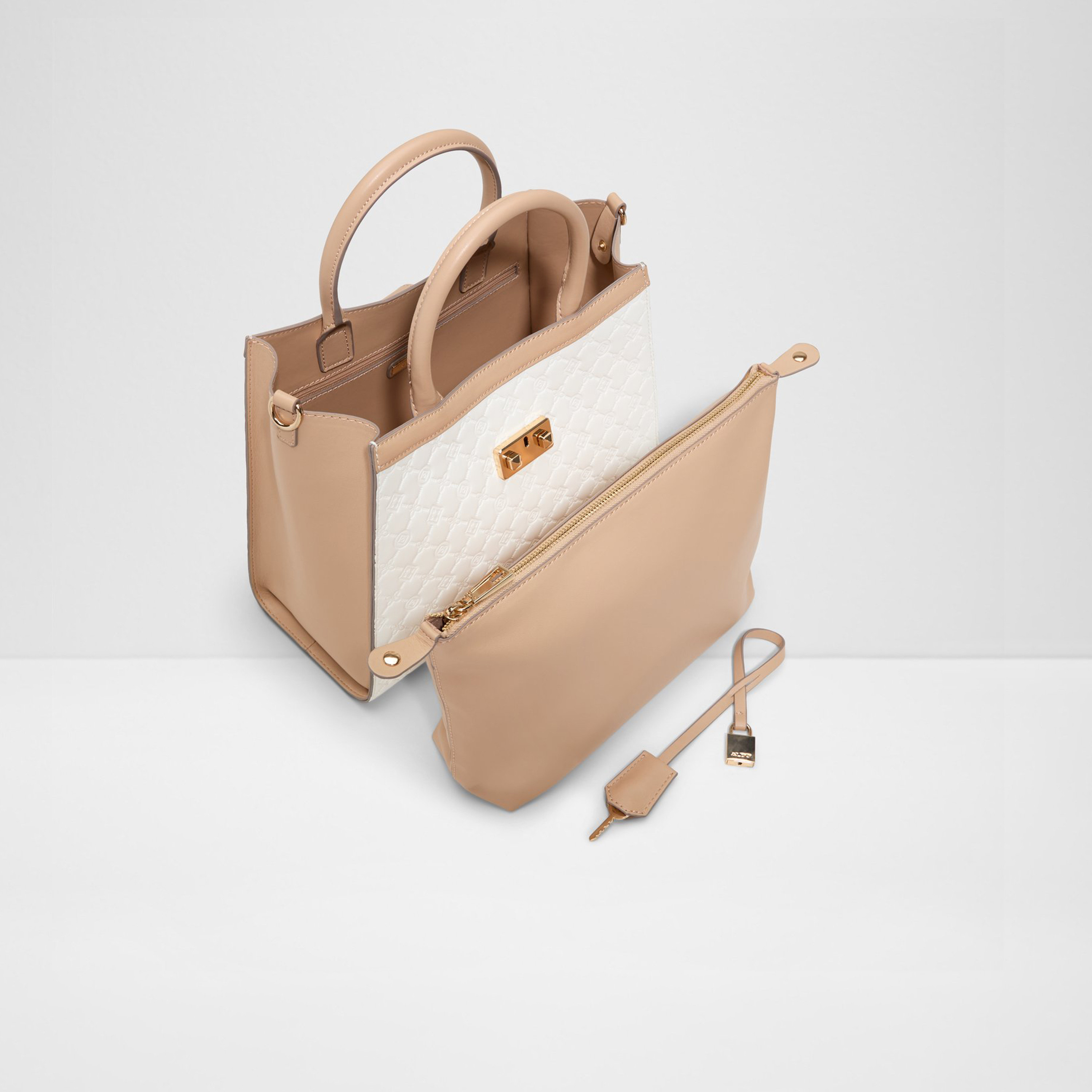 ألدو- شنطة ساتشل كريلالي بمقبض مزدوج مونوغرام مع قفل قابل للفصل وحزام قابل للفصل-women-bagsandwallets-handbags-image-11