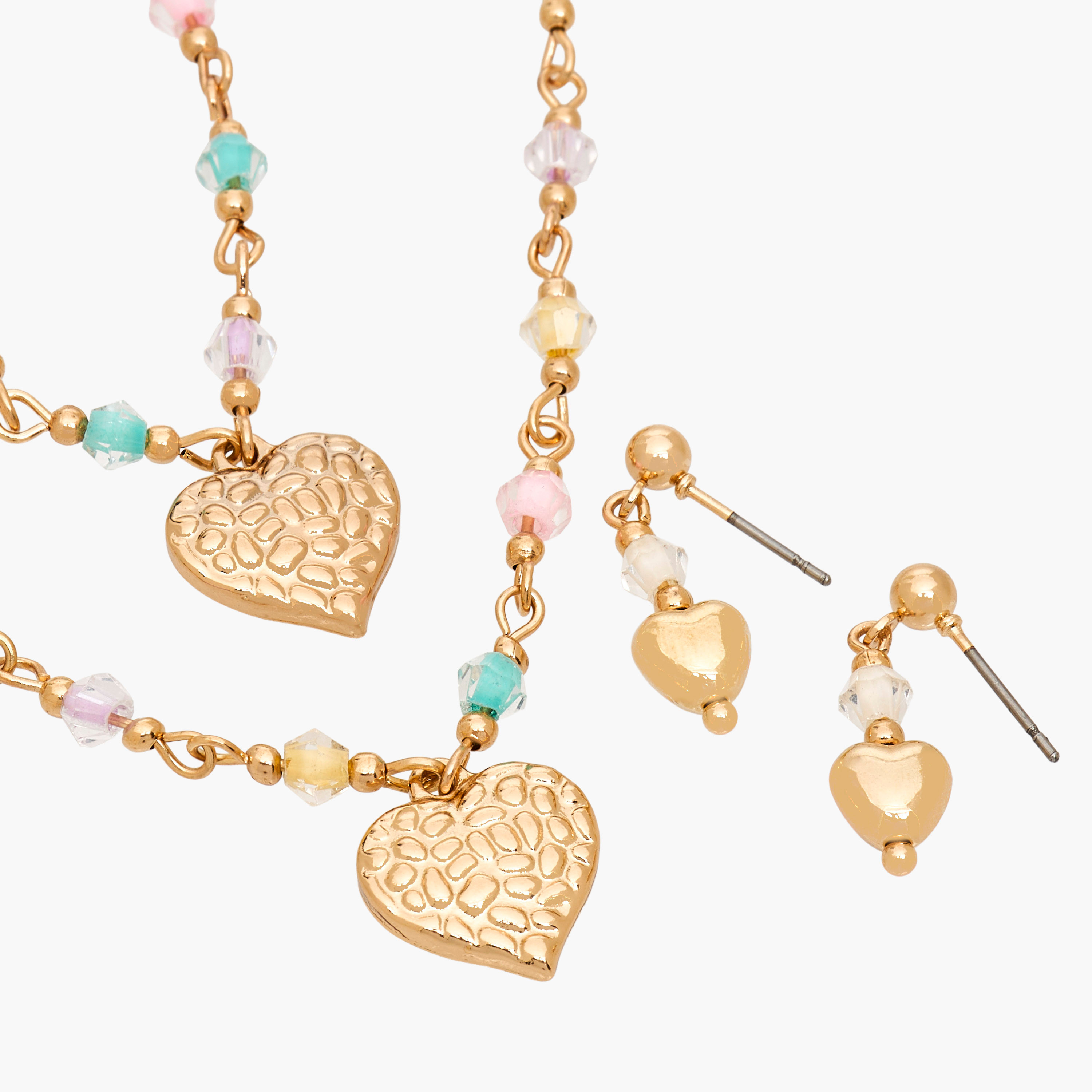 Set of 3 - Charmz Pendant Necklace Set with Embellishment-girls-accessories-jewellery-image-4