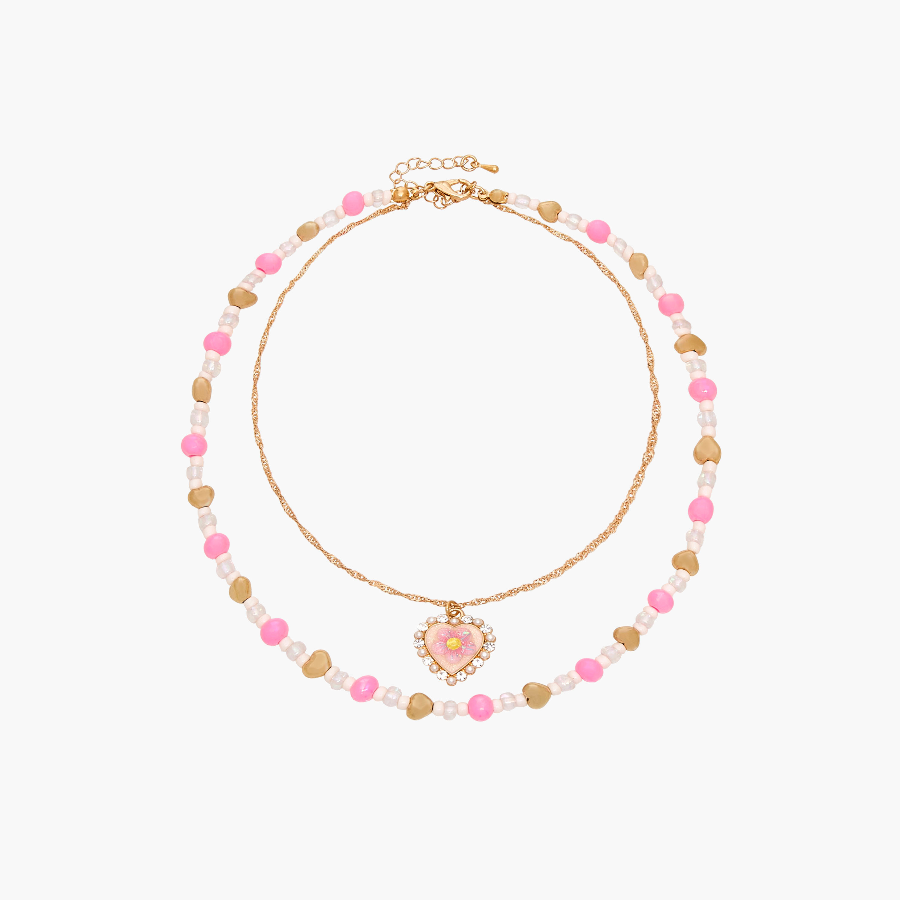Charmz Layered Necklace with Embellishment-girls-accessories-jewellery-image-1