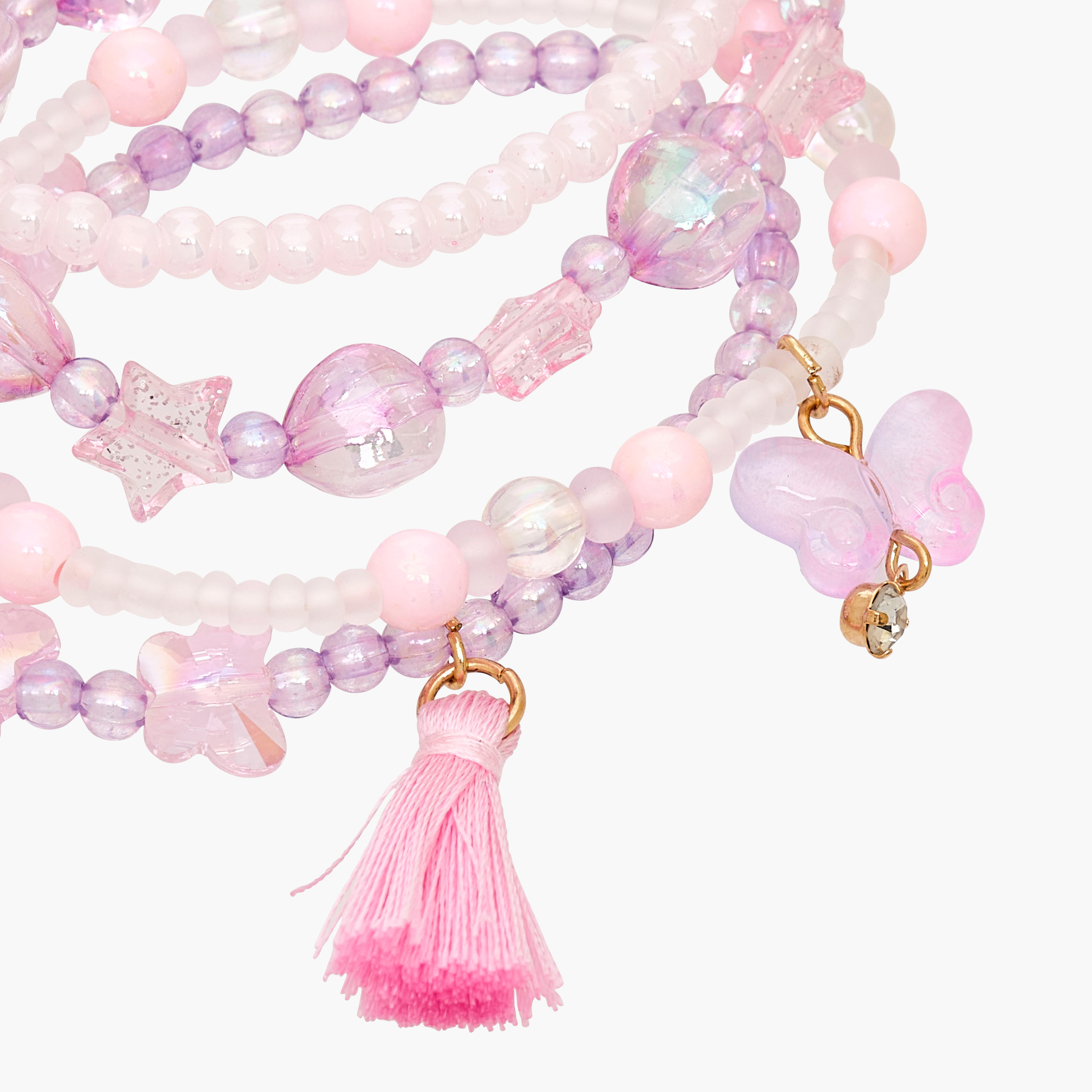 Pack of 4 - Charmz Bracelet with Butterfly Accent-girls-accessories-jewellery-image-10