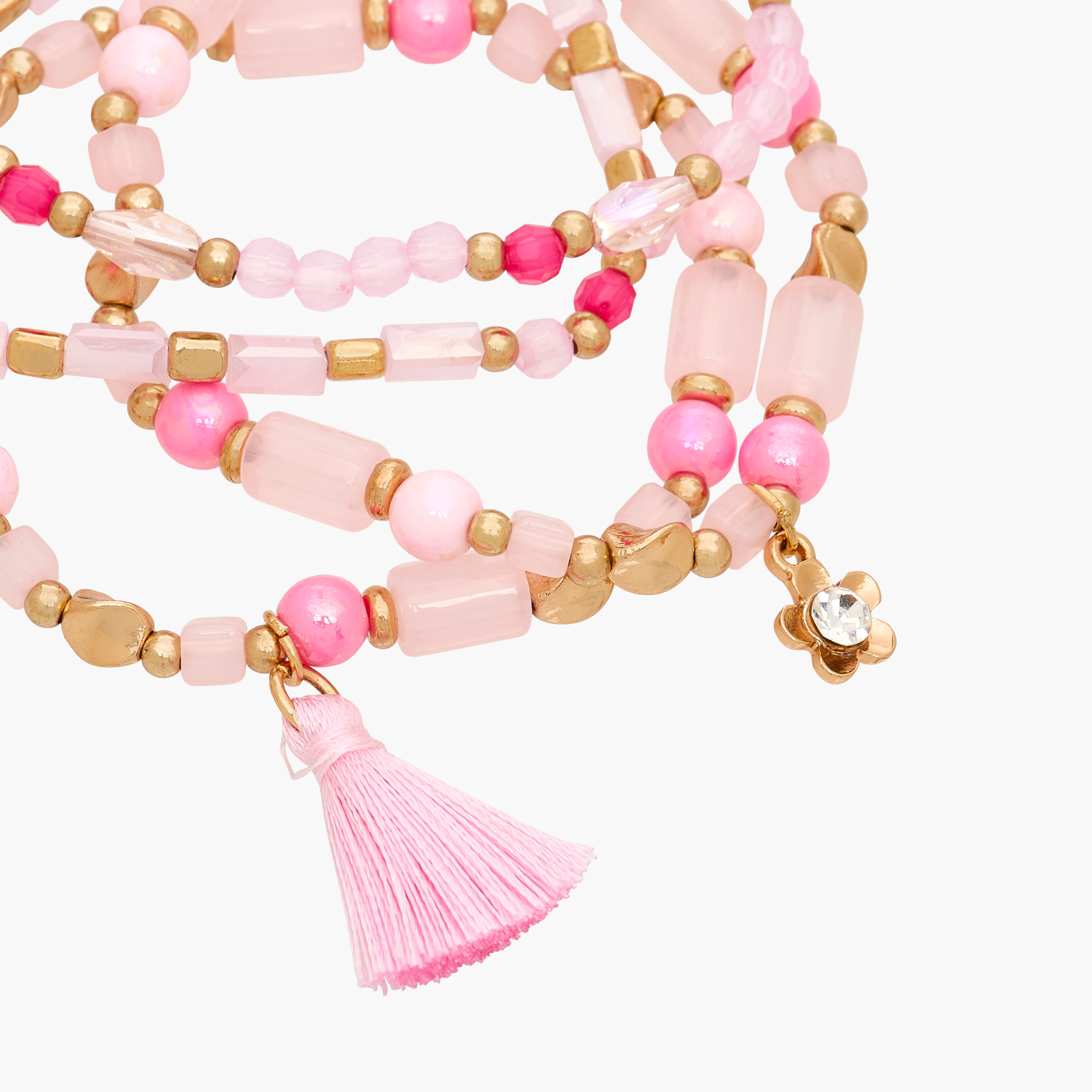 Pack of 4 - Charmz Bracelet with Bead Accent-girls-accessories-jewellery-image-9