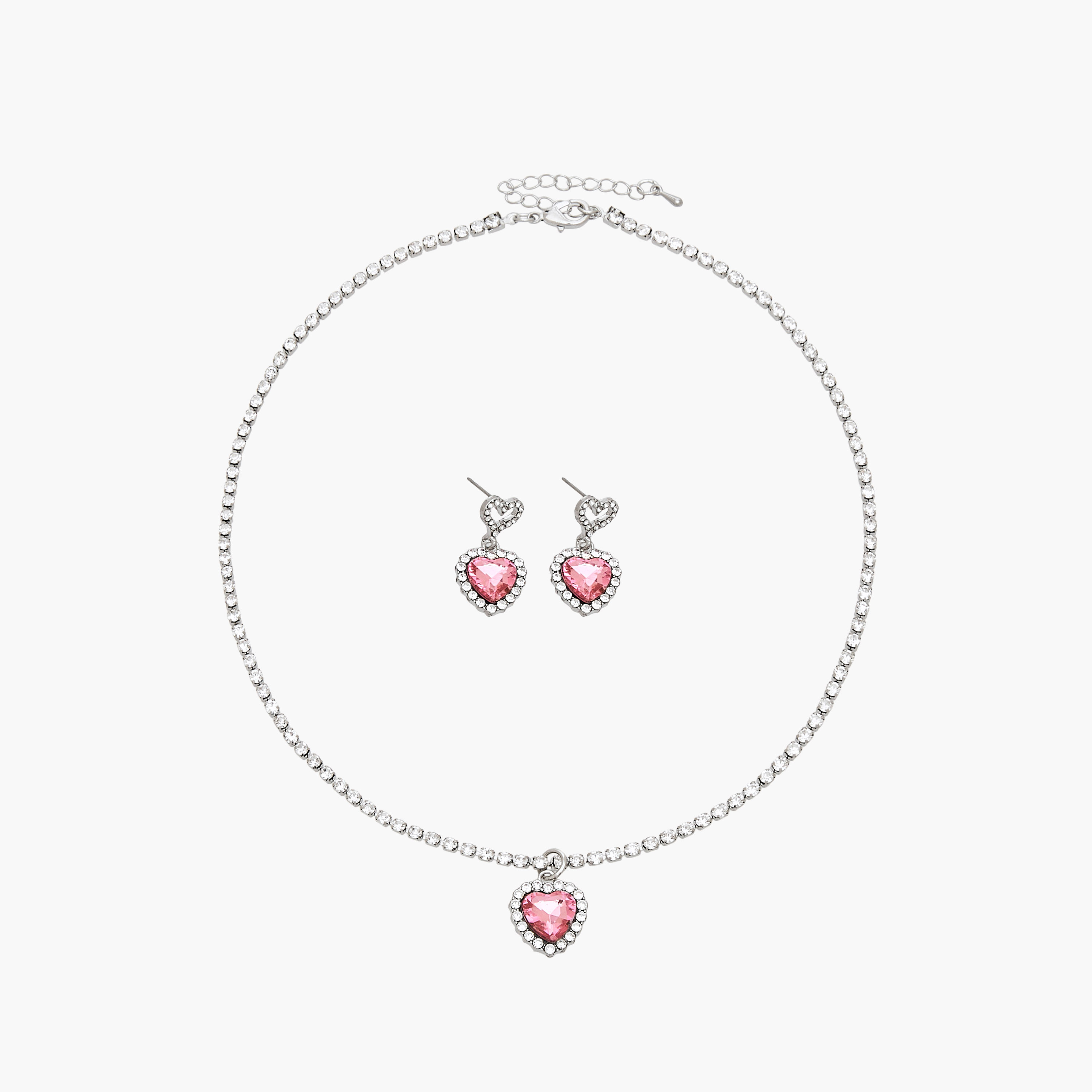 Set of 2 - Pendant Necklace Set with Embellishment-girls-accessories-jewellery-image-1