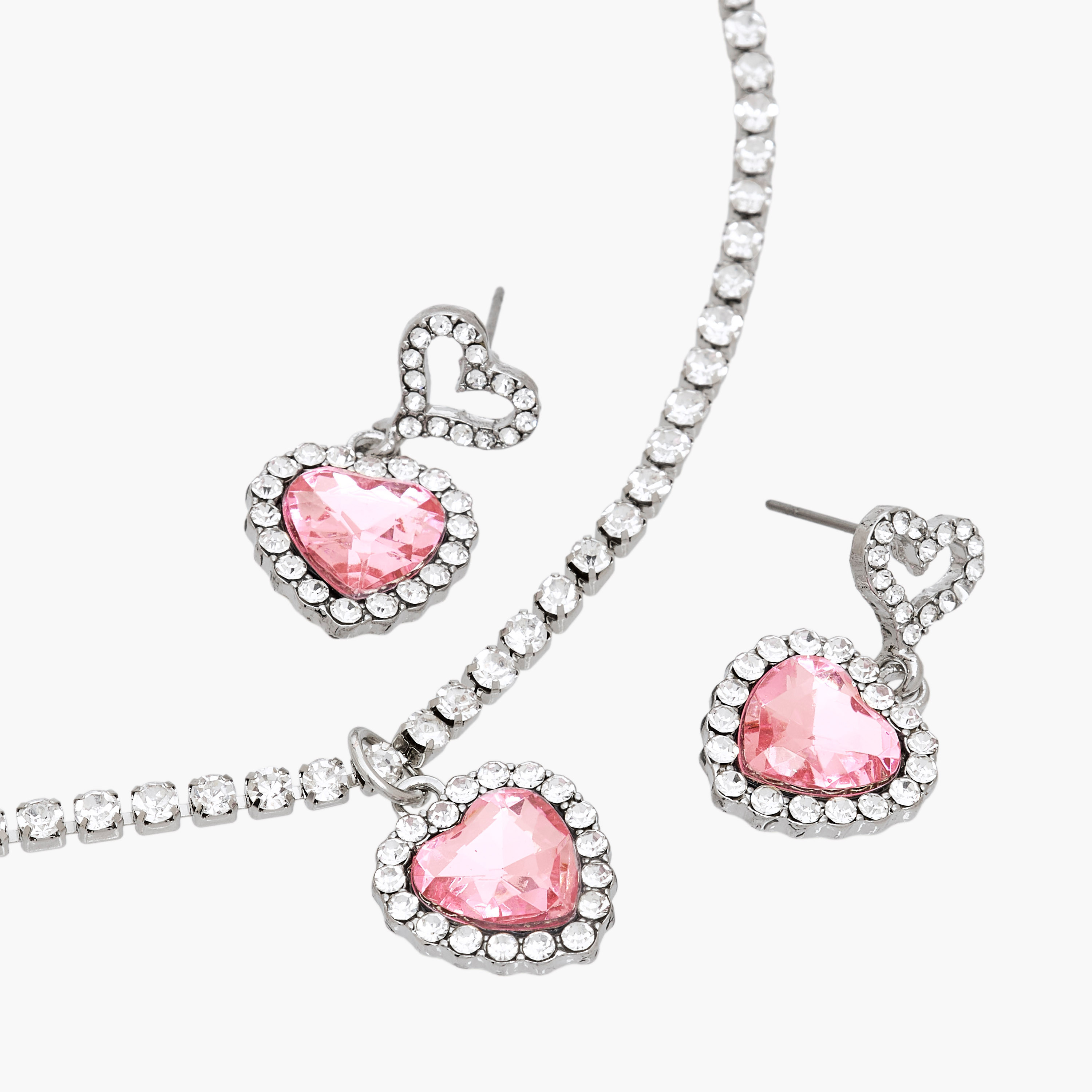 Set of 2 - Pendant Necklace Set with Embellishment-girls-accessories-jewellery-image-5