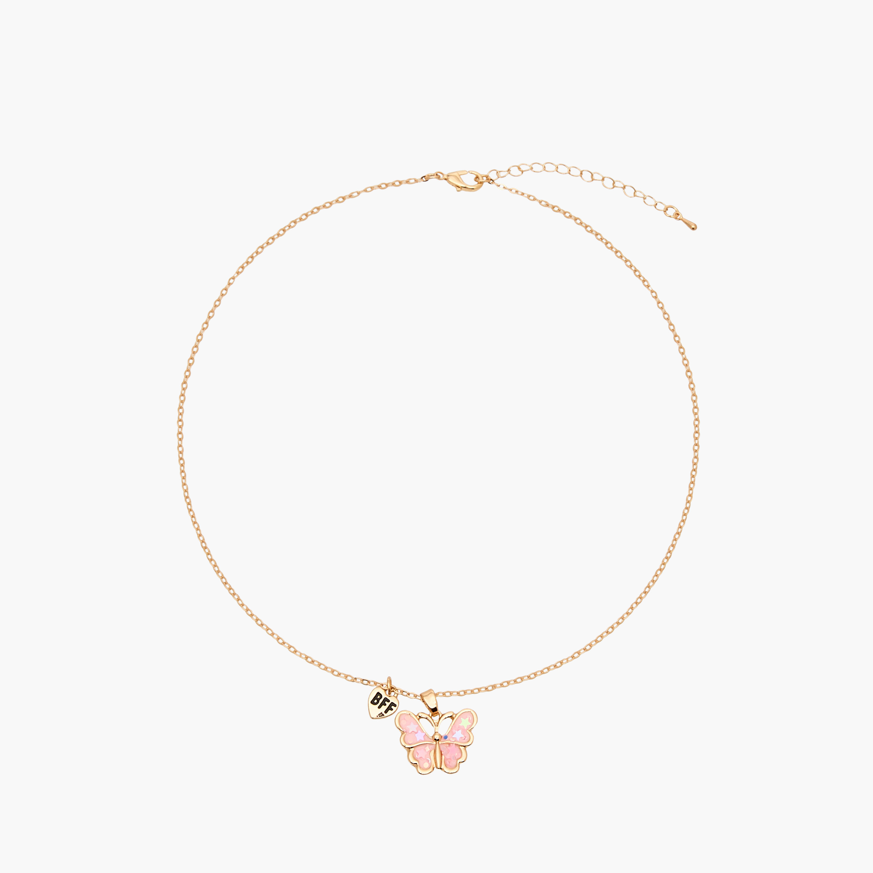 عقد بددلاية فراشة - معدن - طقم من قطعتين للبنات من تشارمز-girls-accessories-jewellery-image-2
