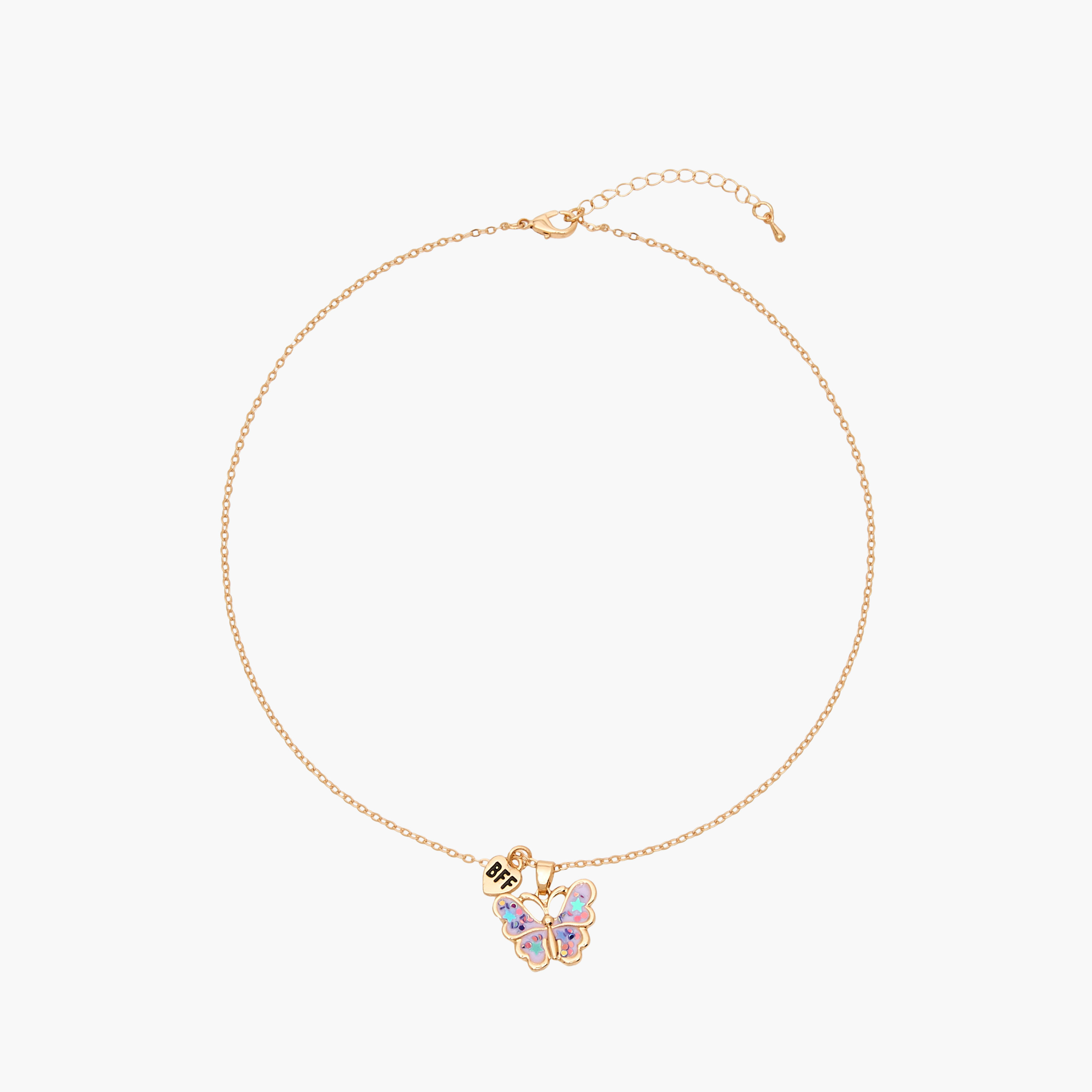 عقد بددلاية فراشة - معدن - طقم من قطعتين للبنات من تشارمز-girls-accessories-jewellery-image-3