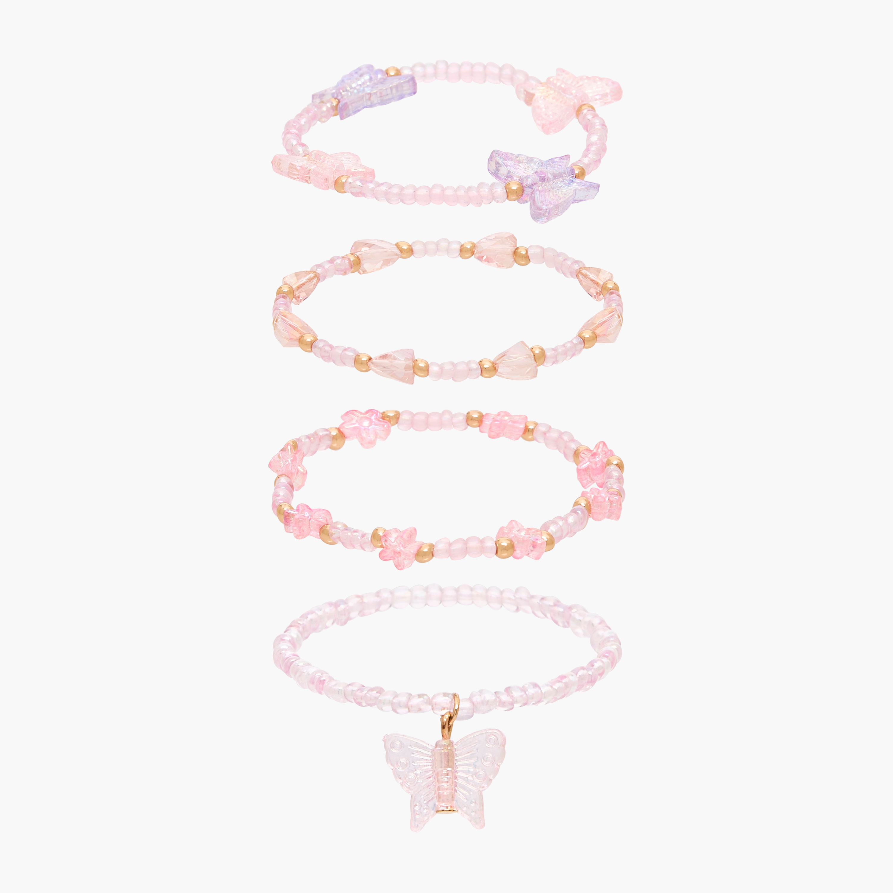 Pack of 4 - Charmz Bracelet with Embellishment-girls-accessories-jewellery-image-1