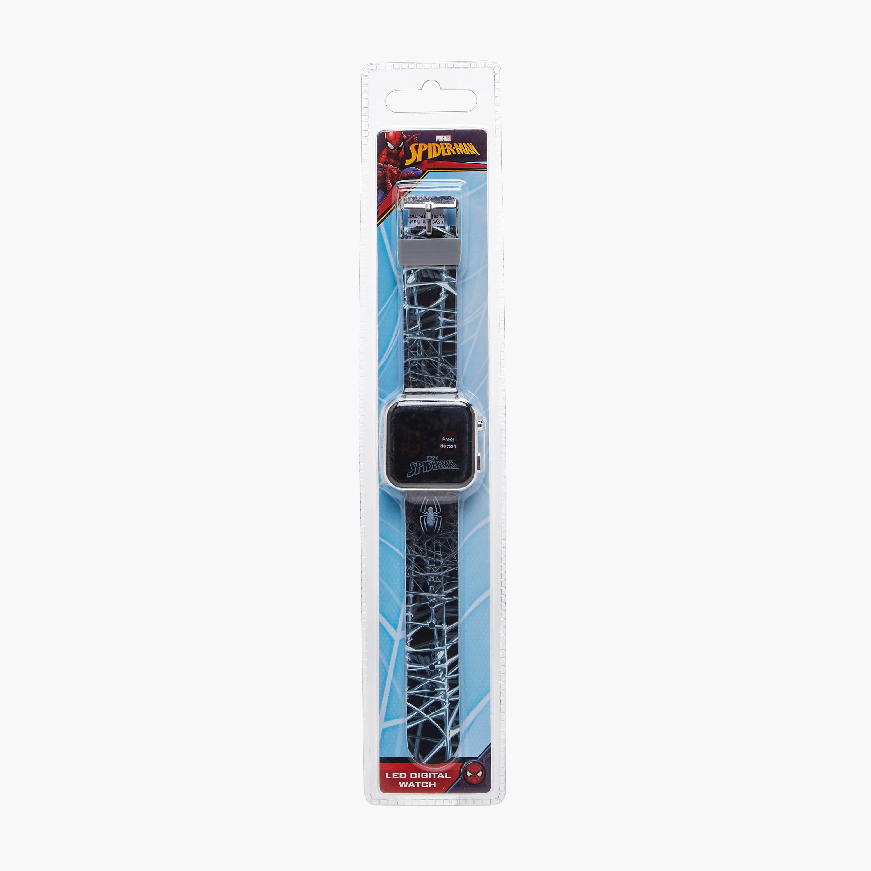 Boys LED Digital Watch with Spider-Man Print - Metal-boys-accessories-watches-image-6