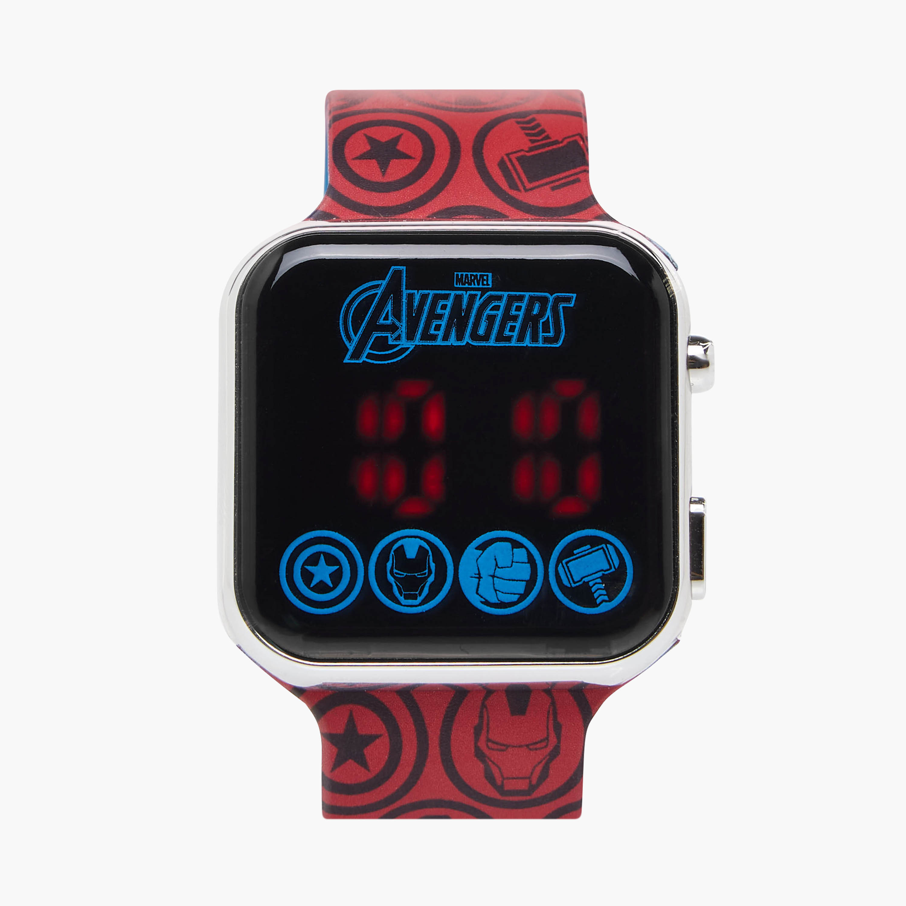 Boys LED Digital Watch with Avengers Print - Metal-boys-accessories-watches-image-1