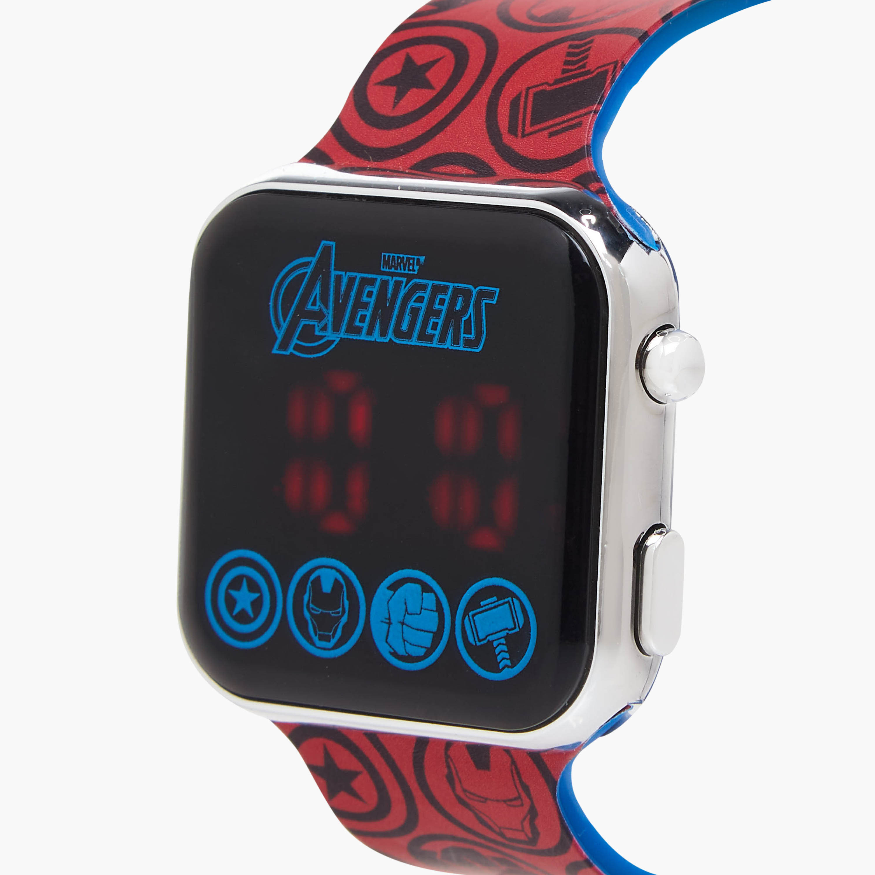 Boys LED Digital Watch with Avengers Print - Metal-boys-accessories-watches-image-4