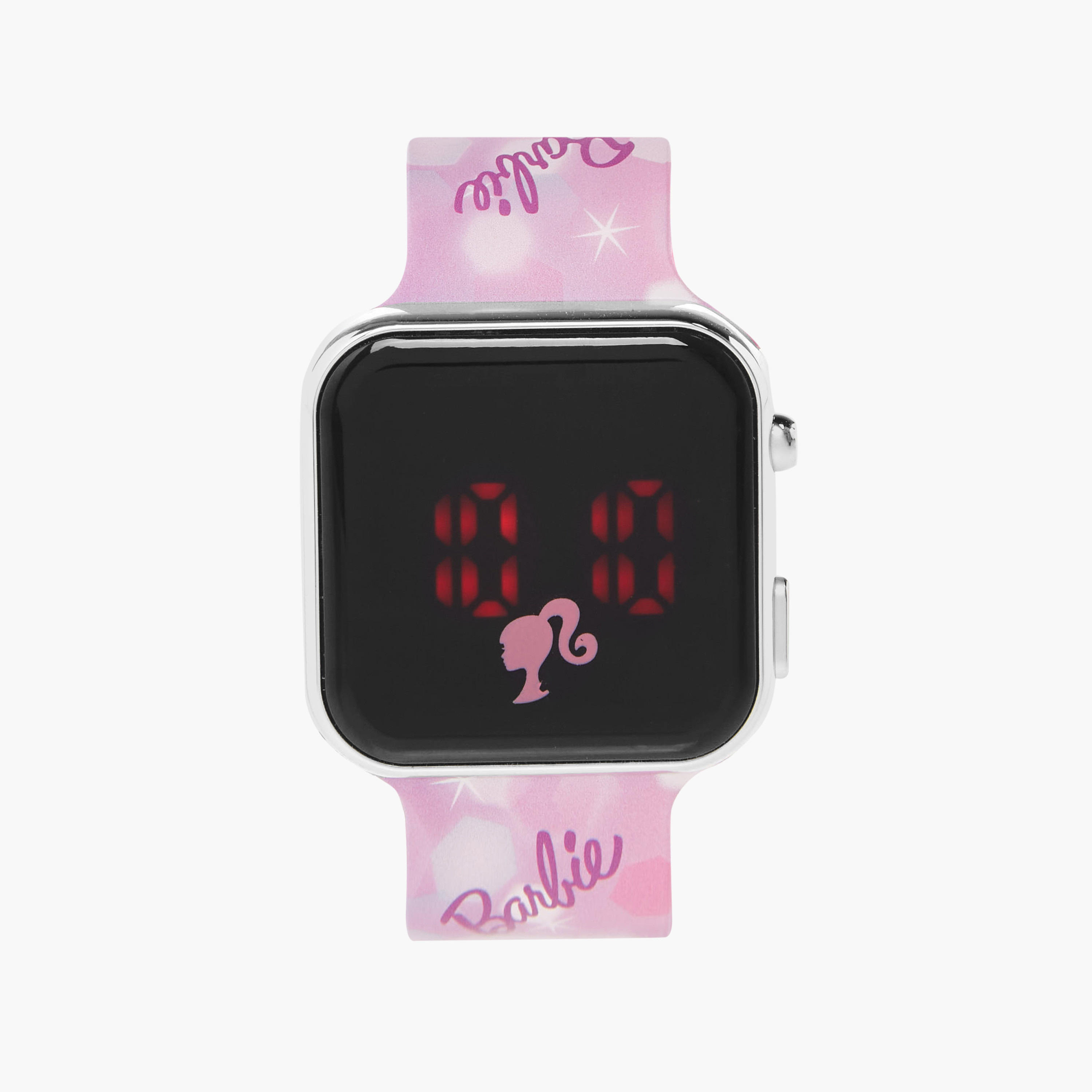 Barbie Girls LED Digital Watch with Barbie Print - Metal-girls-accessories-watches-image-1