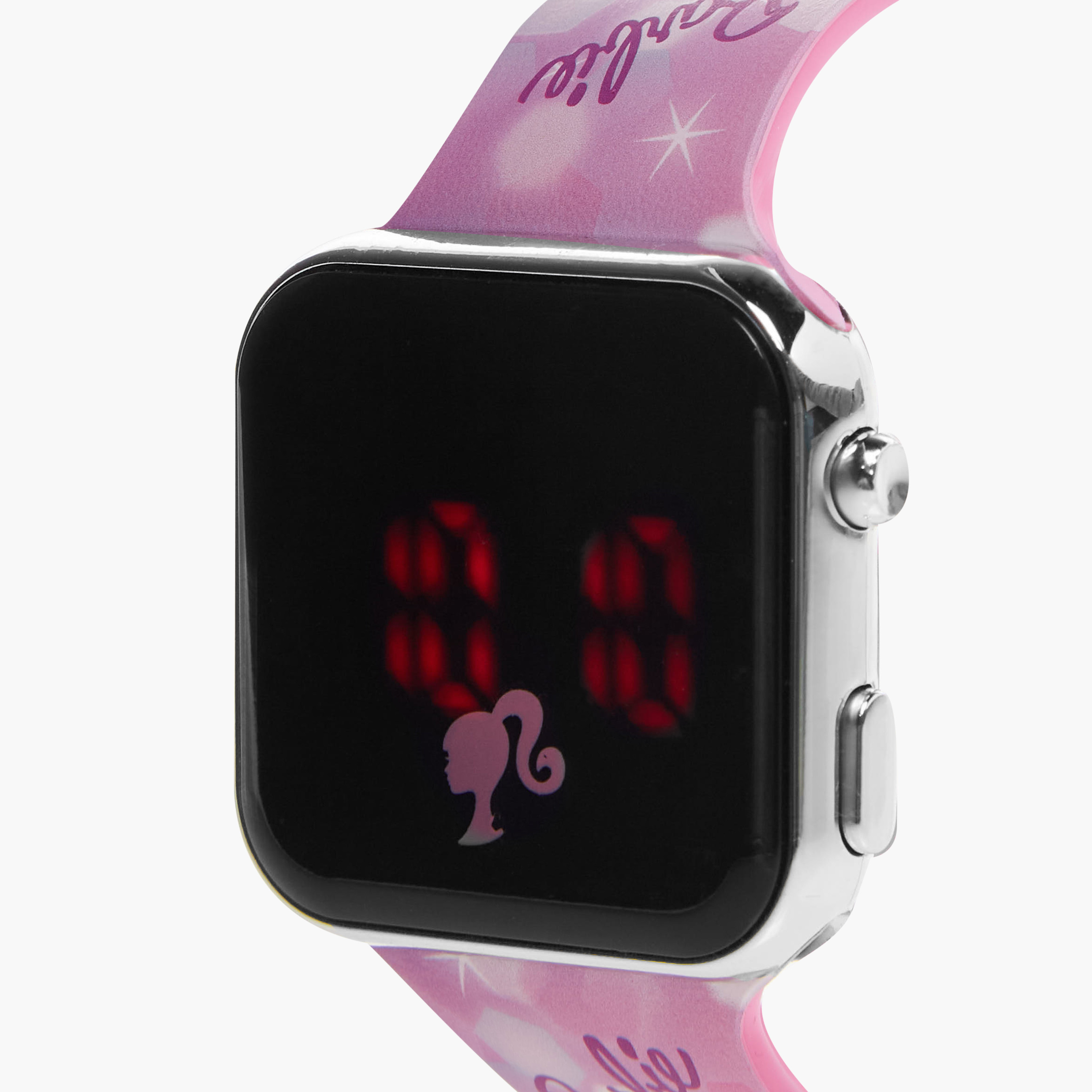 Barbie Girls LED Digital Watch with Barbie Print - Metal-girls-accessories-watches-image-4