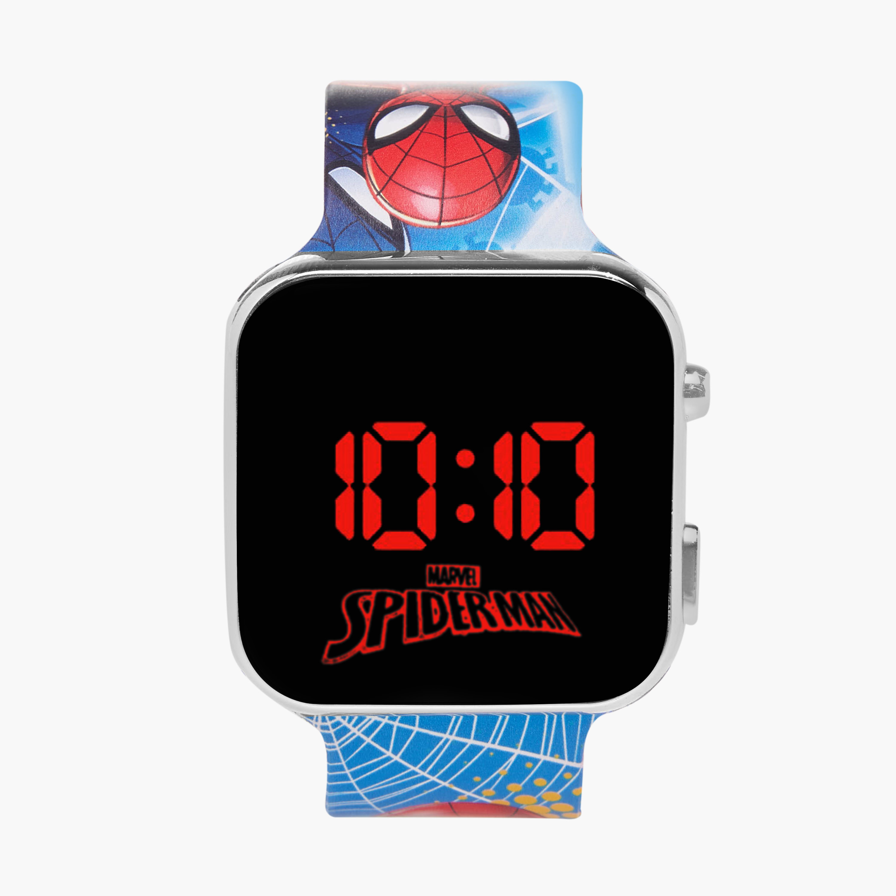 Boys LED Digital Watch with Spider-Man Print - Metal-boys-accessories-watches-image-5