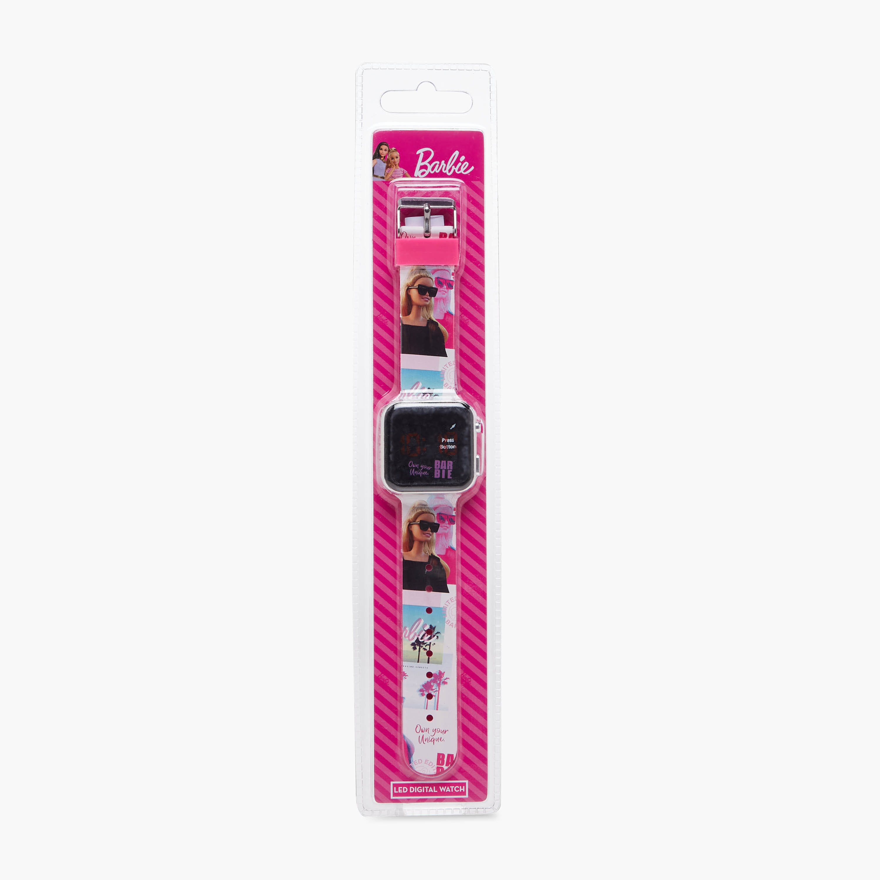 Barbie Girls LED Watch with Buckle Closure - Metal-girls-accessories-watches-image-6