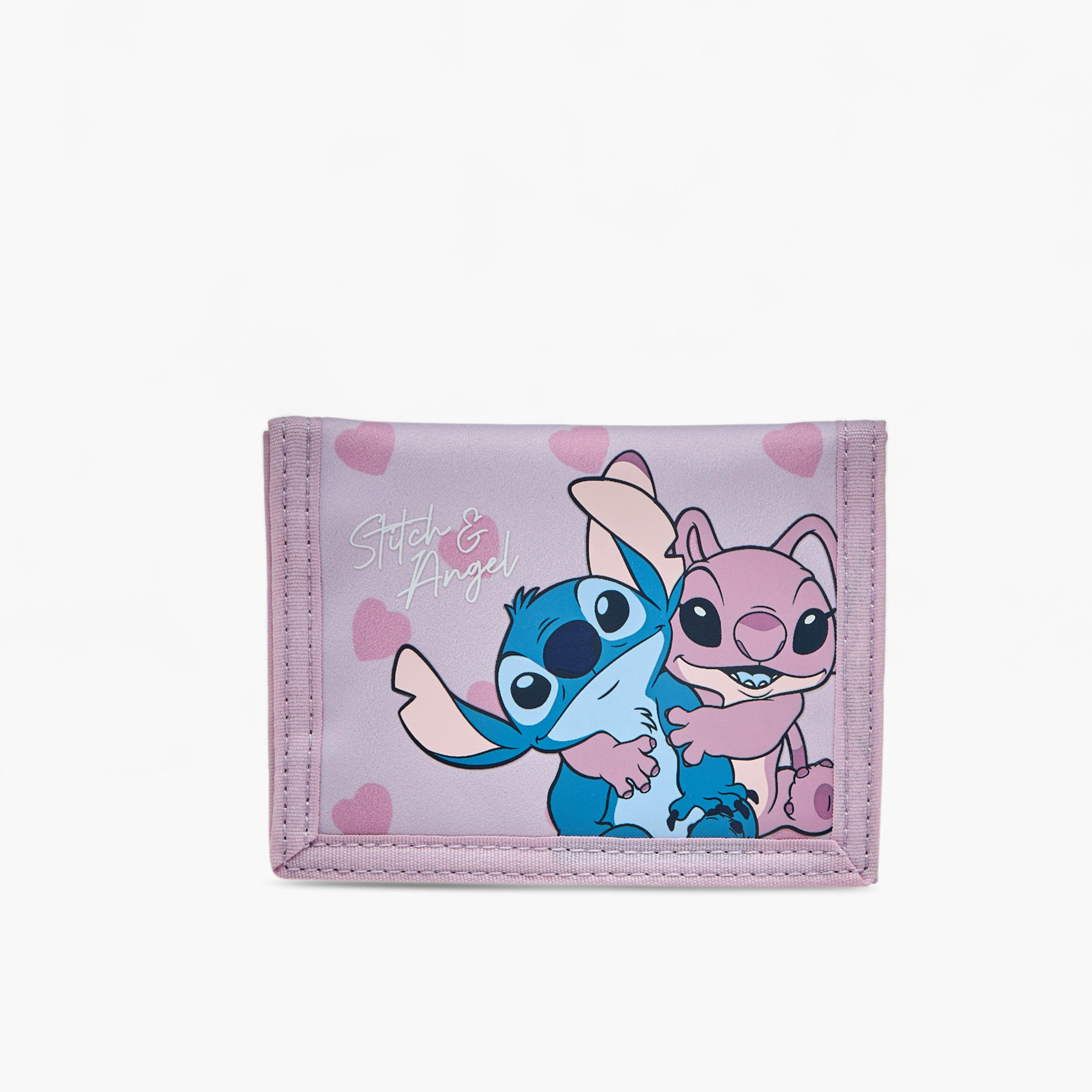 Disney Girls Tri-Fold Wallet with Lilo and Stitch Print-girls-accessories-bags-image-1