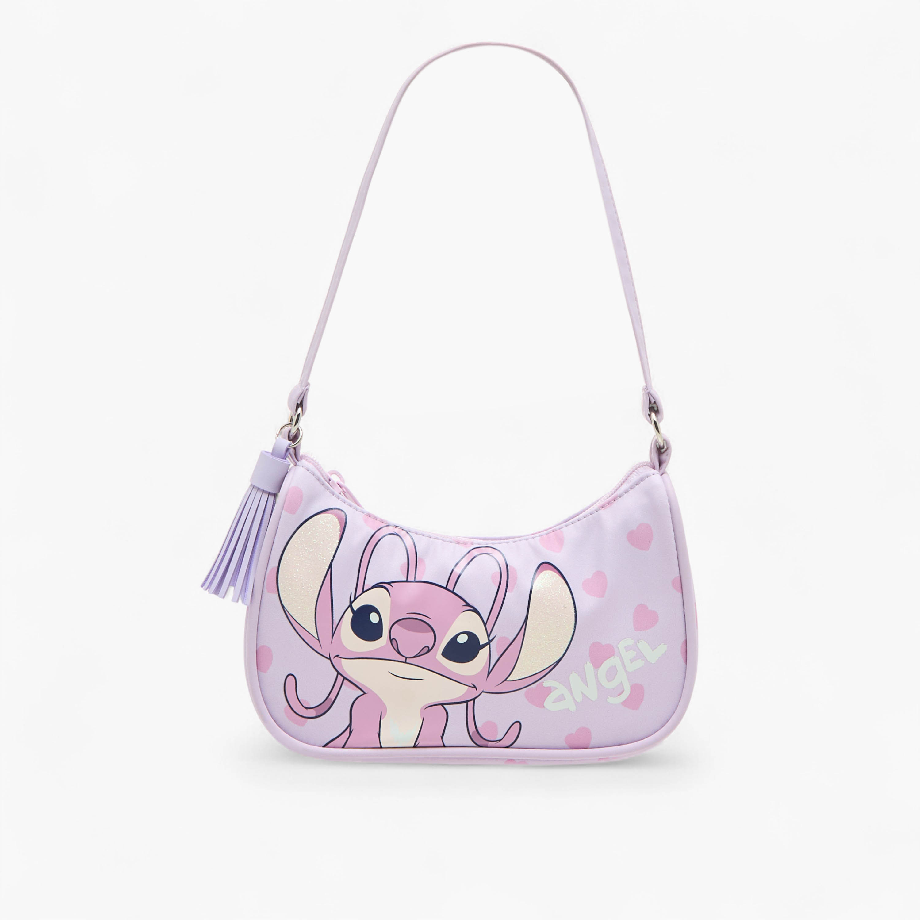 شنطة كتف بطبعات وشرابة للبنات من ديزني-girls-accessories-bags-image-1