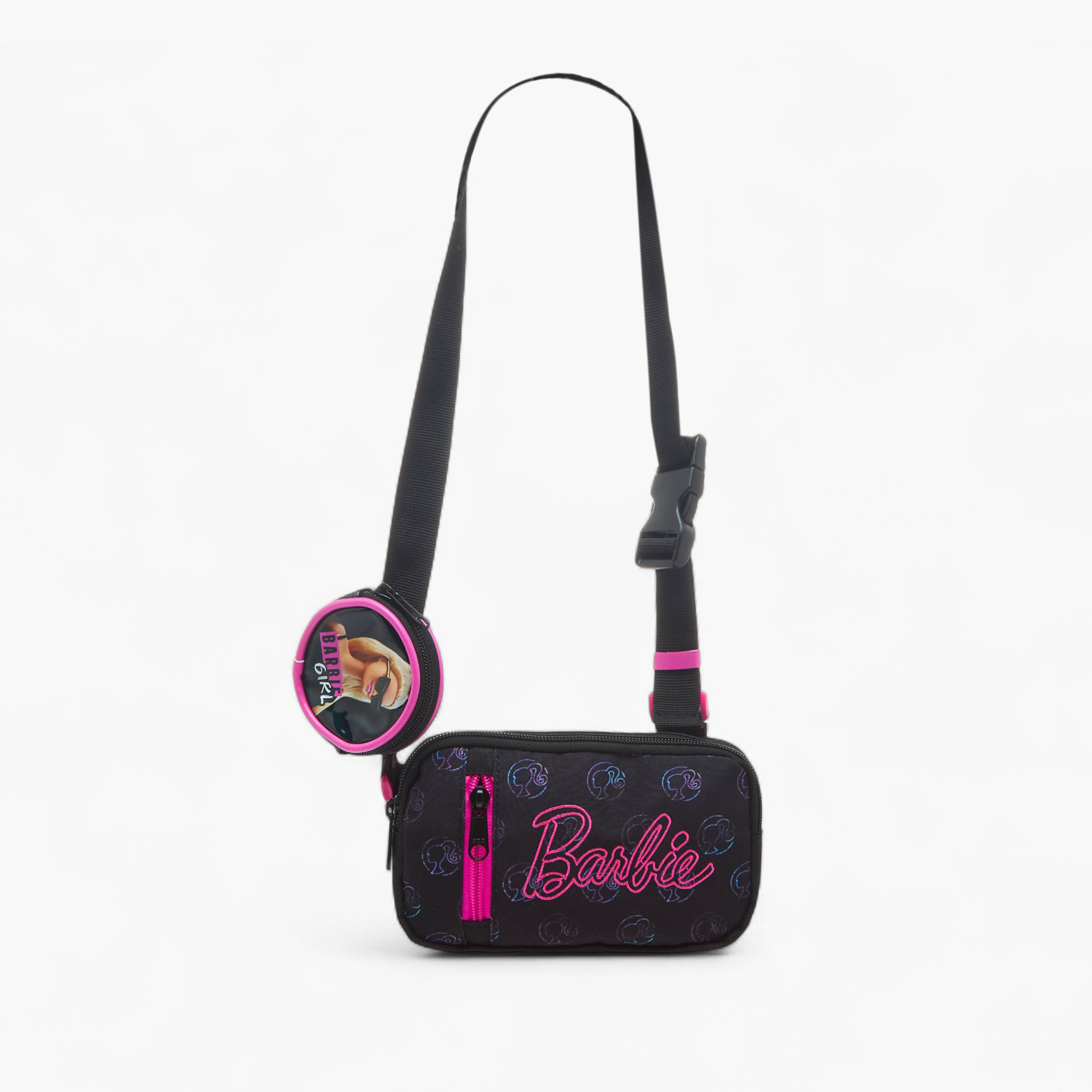 Barbie Girls Crossbody Bag with Print and Pouch-girls-accessories-bags-image-2