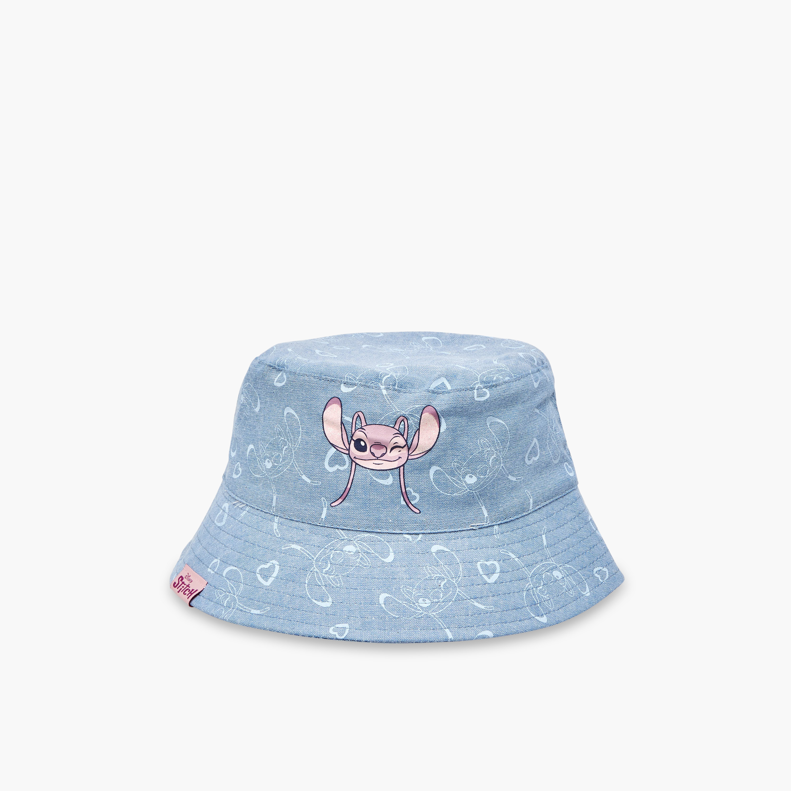 قبعة دلو دنيم بطبعات آنجل من ديزني-girls-accessories-caps-image-5