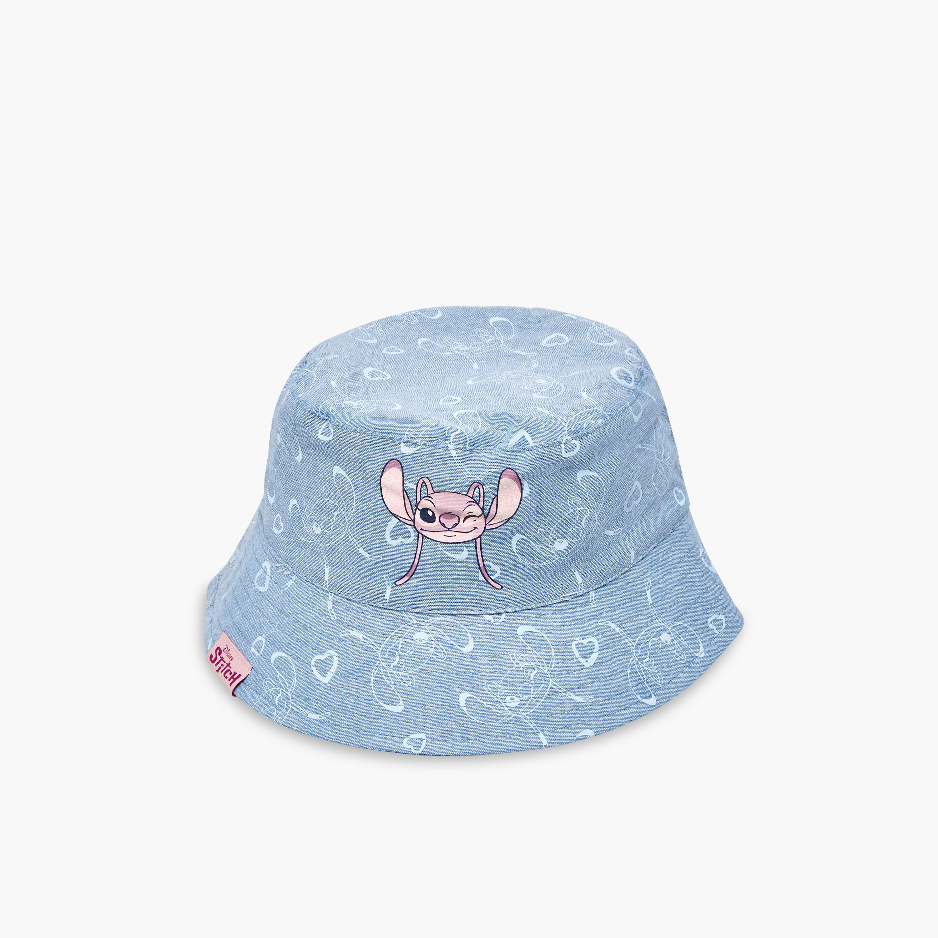 قبعة دلو دنيم بطبعات آنجل من ديزني-girls-accessories-caps-image-4