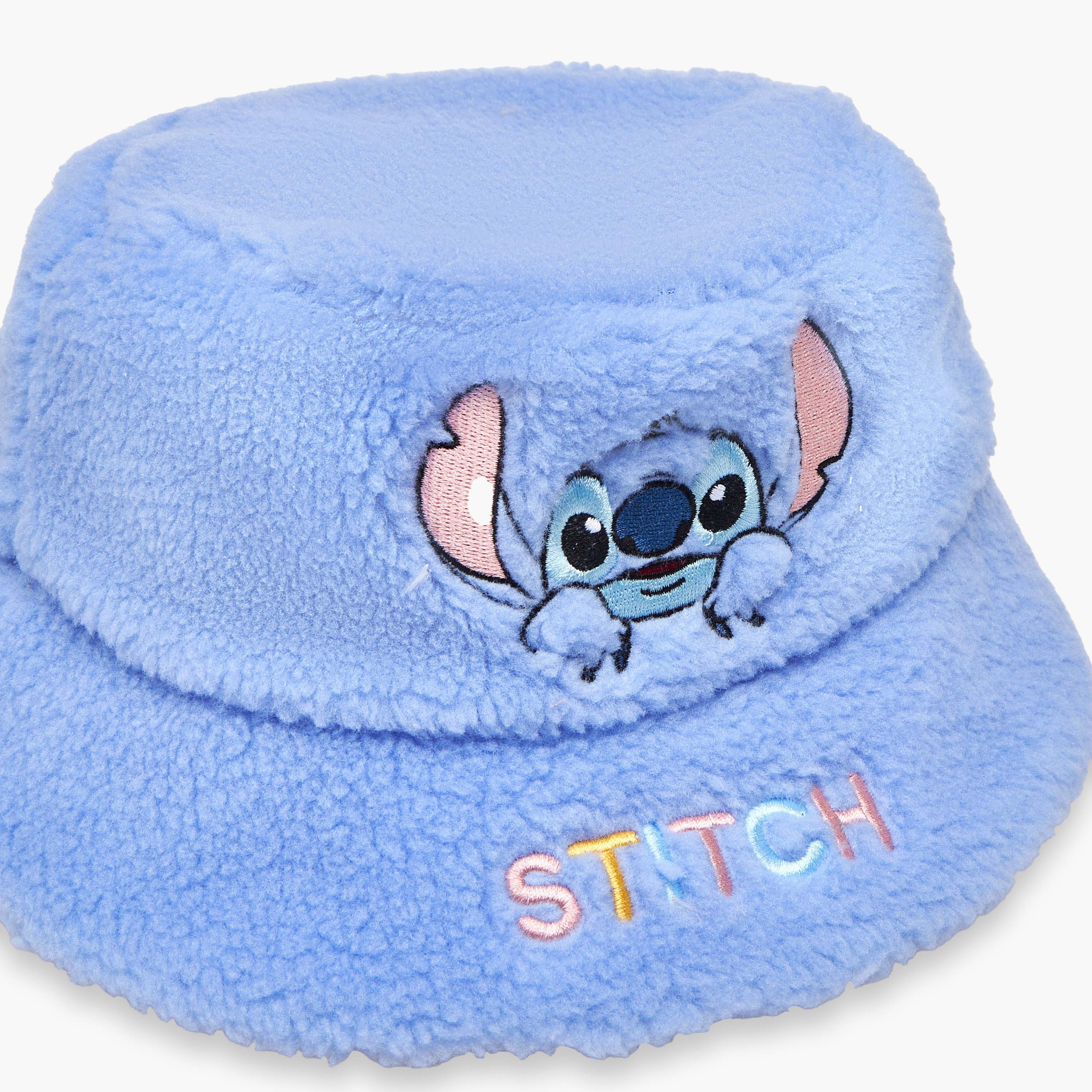 قبعة دلو بورج بتطريز ستيتش من ديزني-girls-accessories-caps-image-2