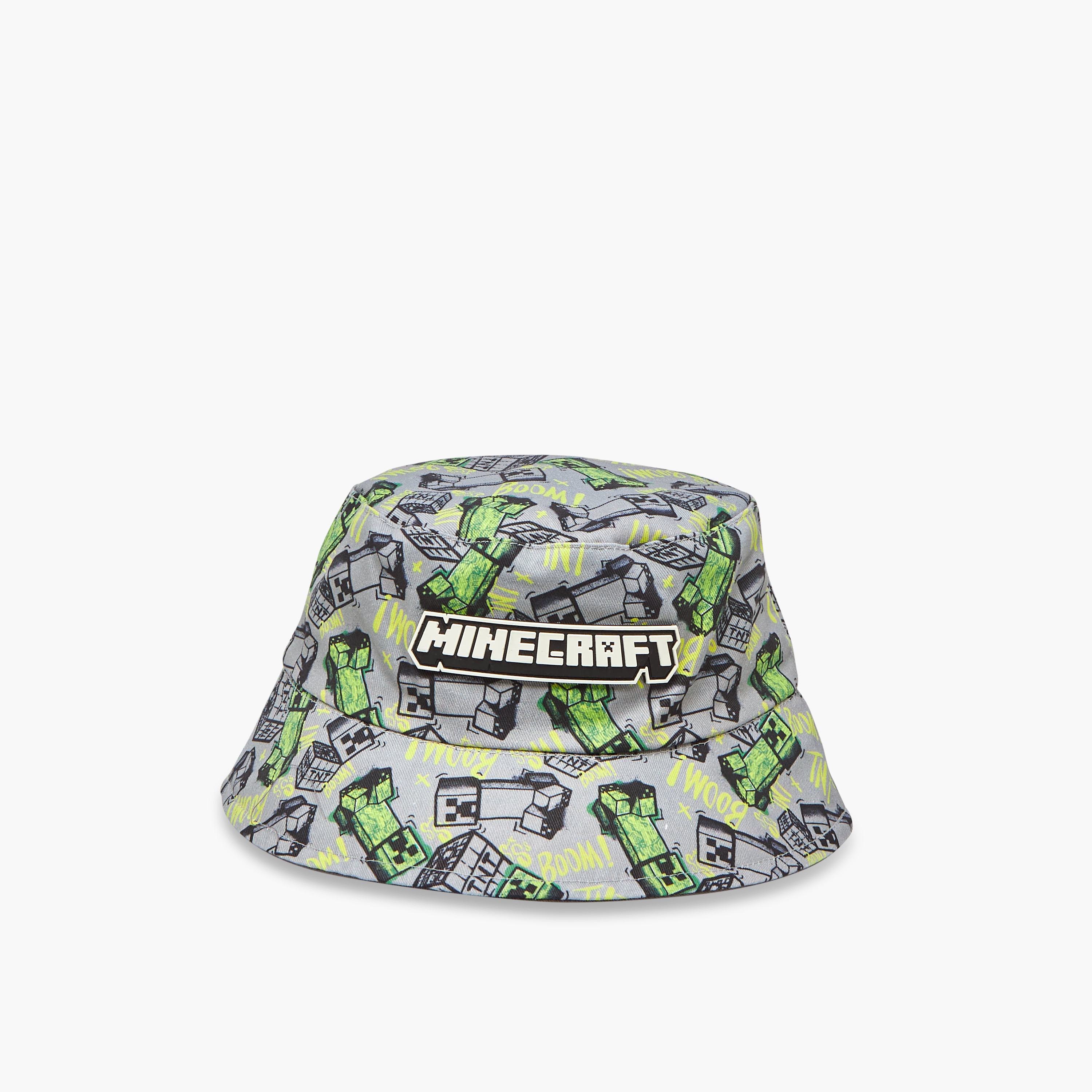 Minecraft Bucket Hat with Graffiti Print-boys-accessories-caps-image-1