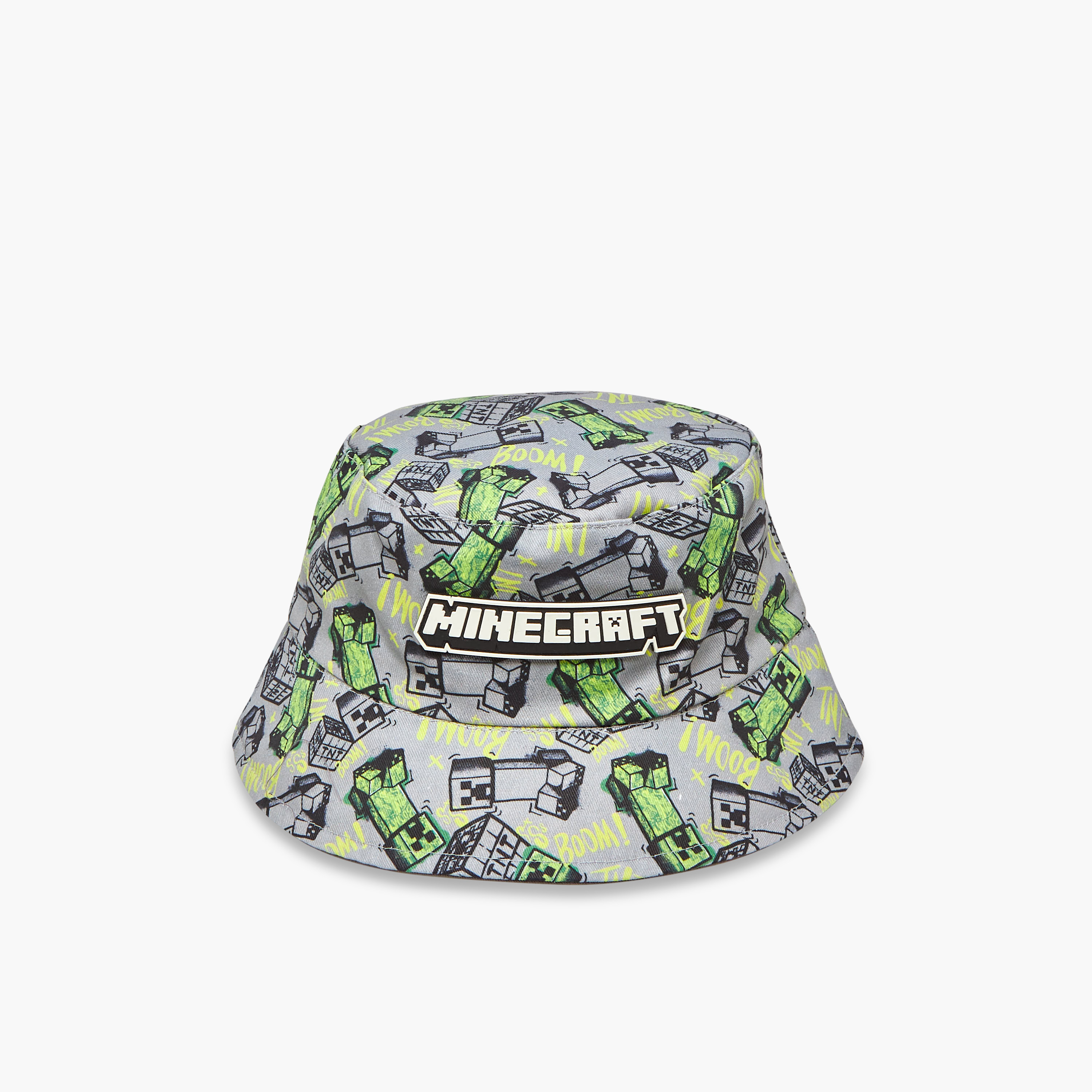 Minecraft Bucket Hat with Graffiti Print-boys-accessories-caps-image-2