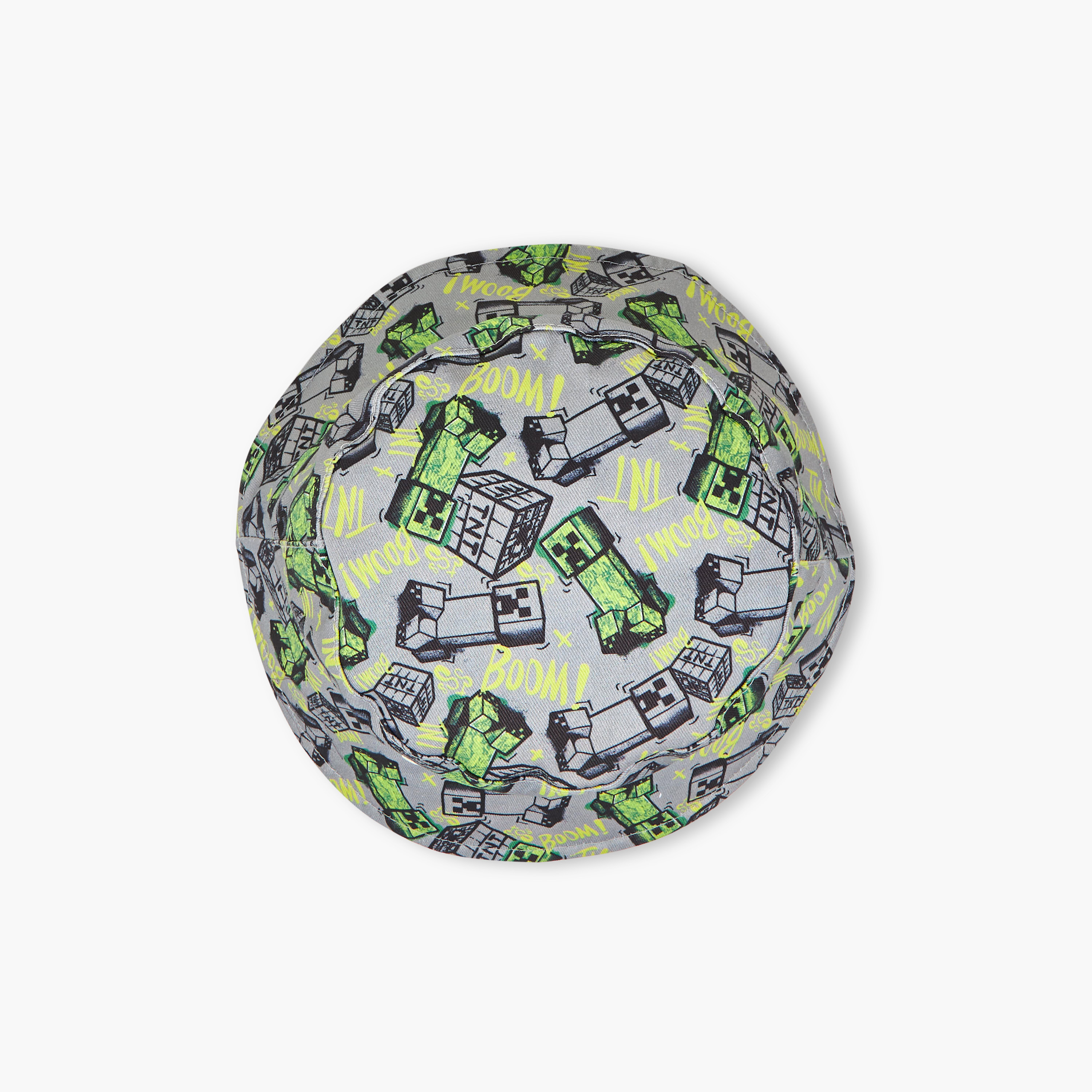 Minecraft Bucket Hat with Graffiti Print-boys-accessories-caps-image-3