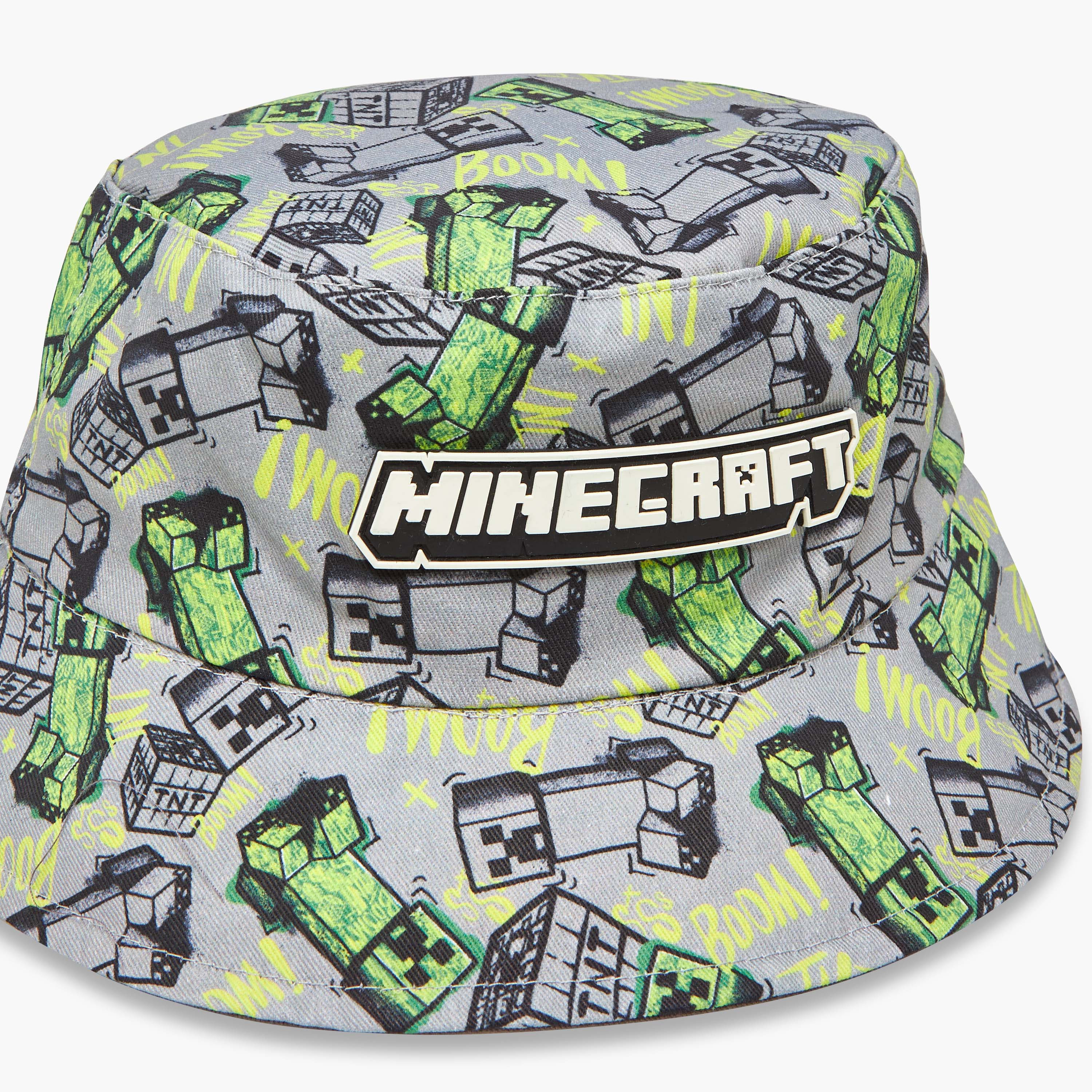 Minecraft Bucket Hat with Graffiti Print-boys-accessories-caps-image-4