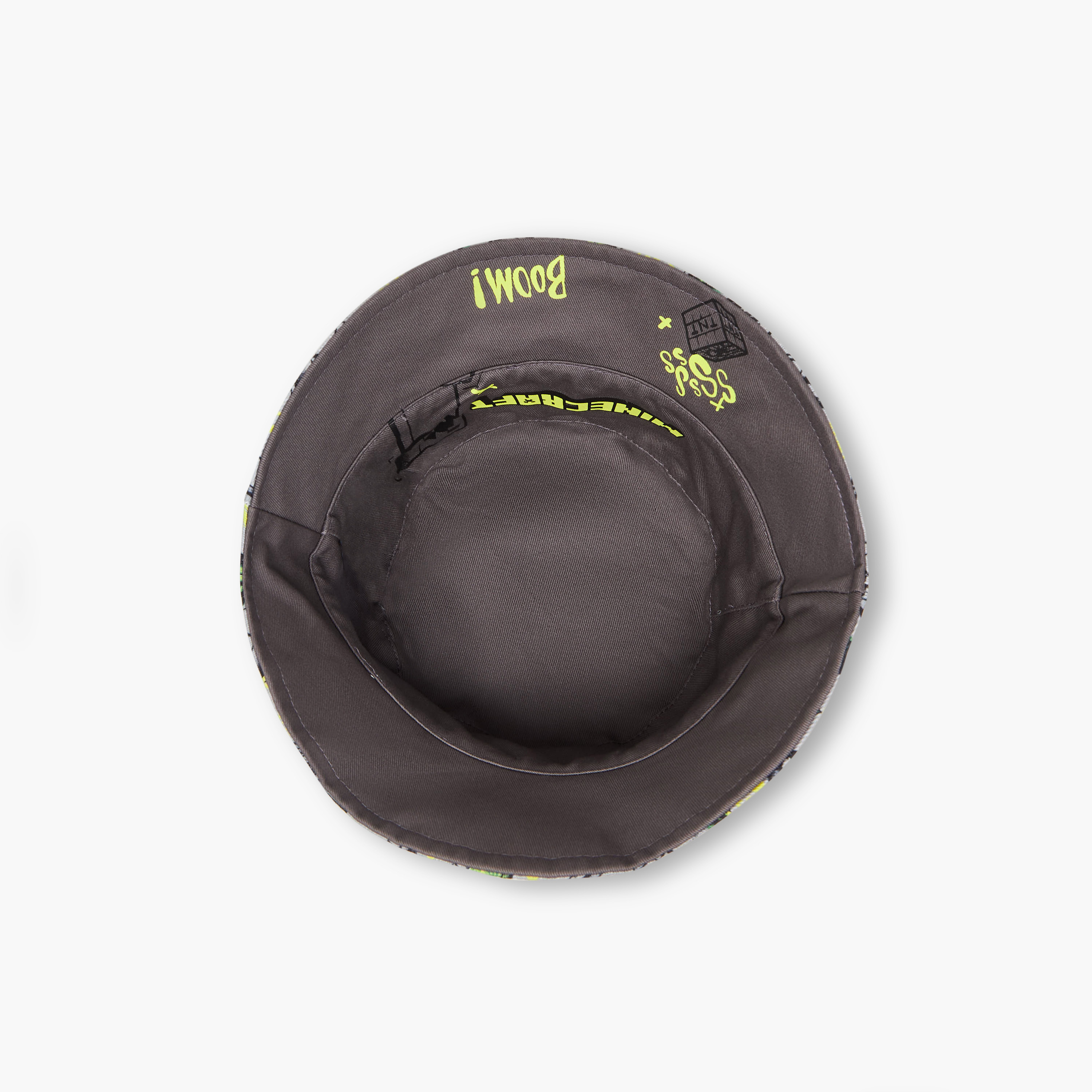 Minecraft Bucket Hat with Graffiti Print-boys-accessories-caps-image-5