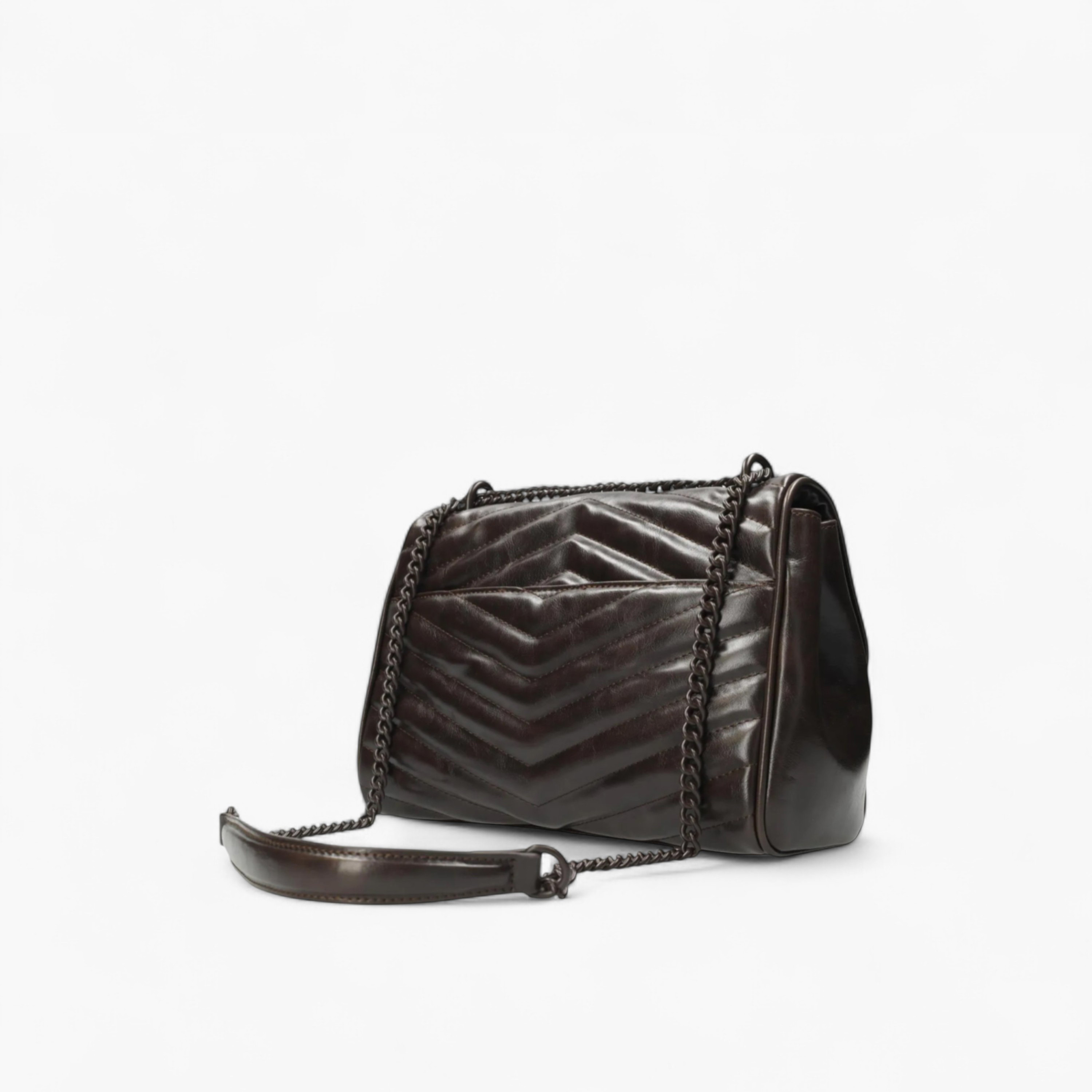 شنطة كتف بارزة الملمس بحزام سلسلة من ميكس-women-bagsandwallets-handbags-image-4