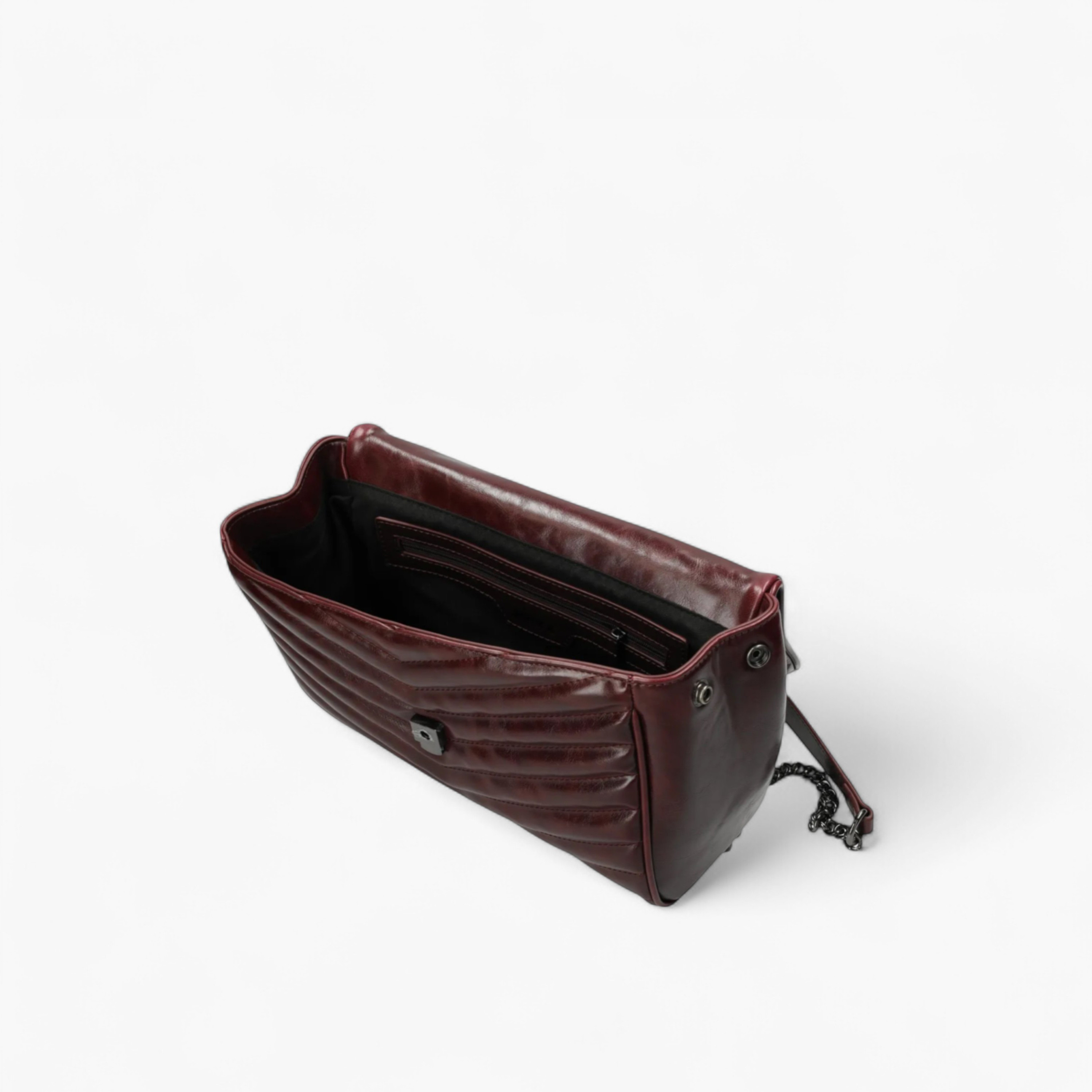شنطة كتف بارزة الملمس بحزام سلسلة من ميكس-women-bagsandwallets-handbags-image-5