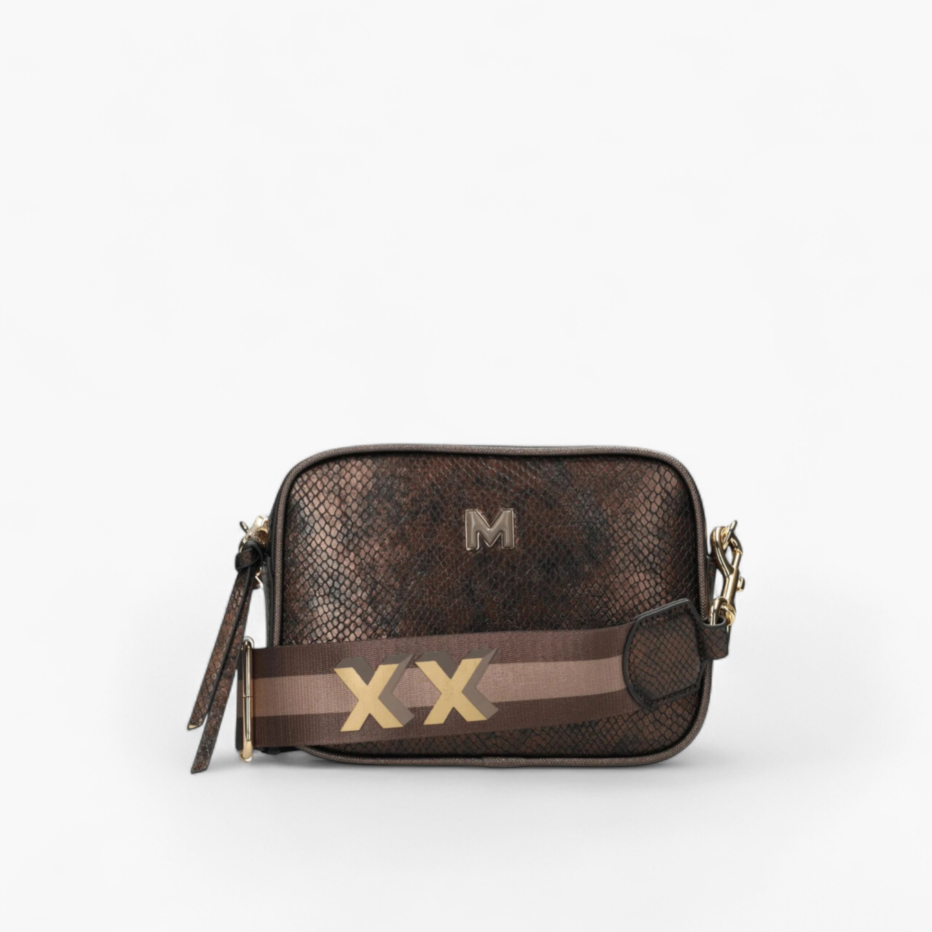 Mexx Textured Crossbody Bag with Striped Strap-women-bagsandwallets-handbags-image-2
