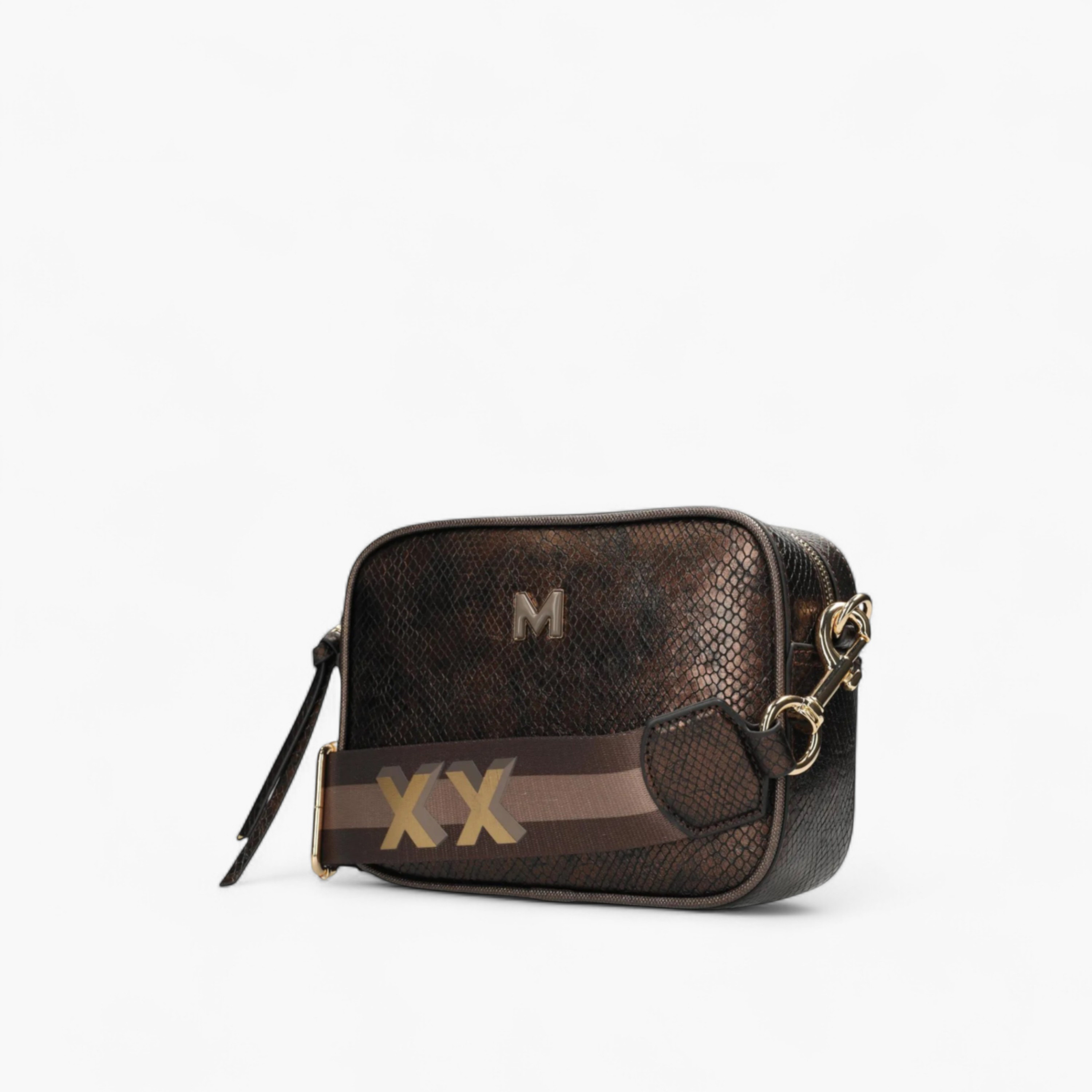 Mexx Textured Crossbody Bag with Striped Strap-women-bagsandwallets-handbags-image-3