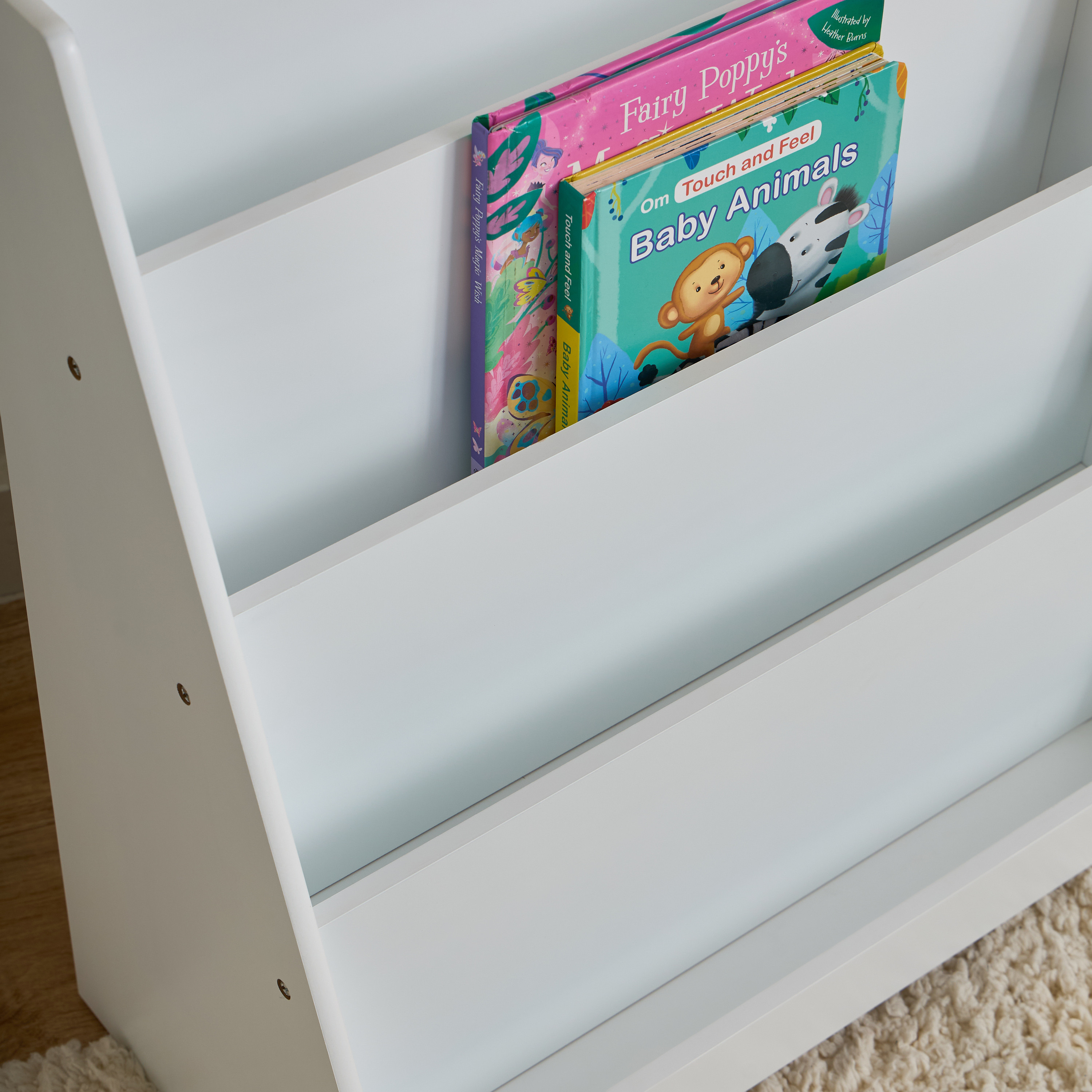 Juniors Bookshelf with 4 Compartments-baby-nursery-furniture-wardrobesandstorage-image-4