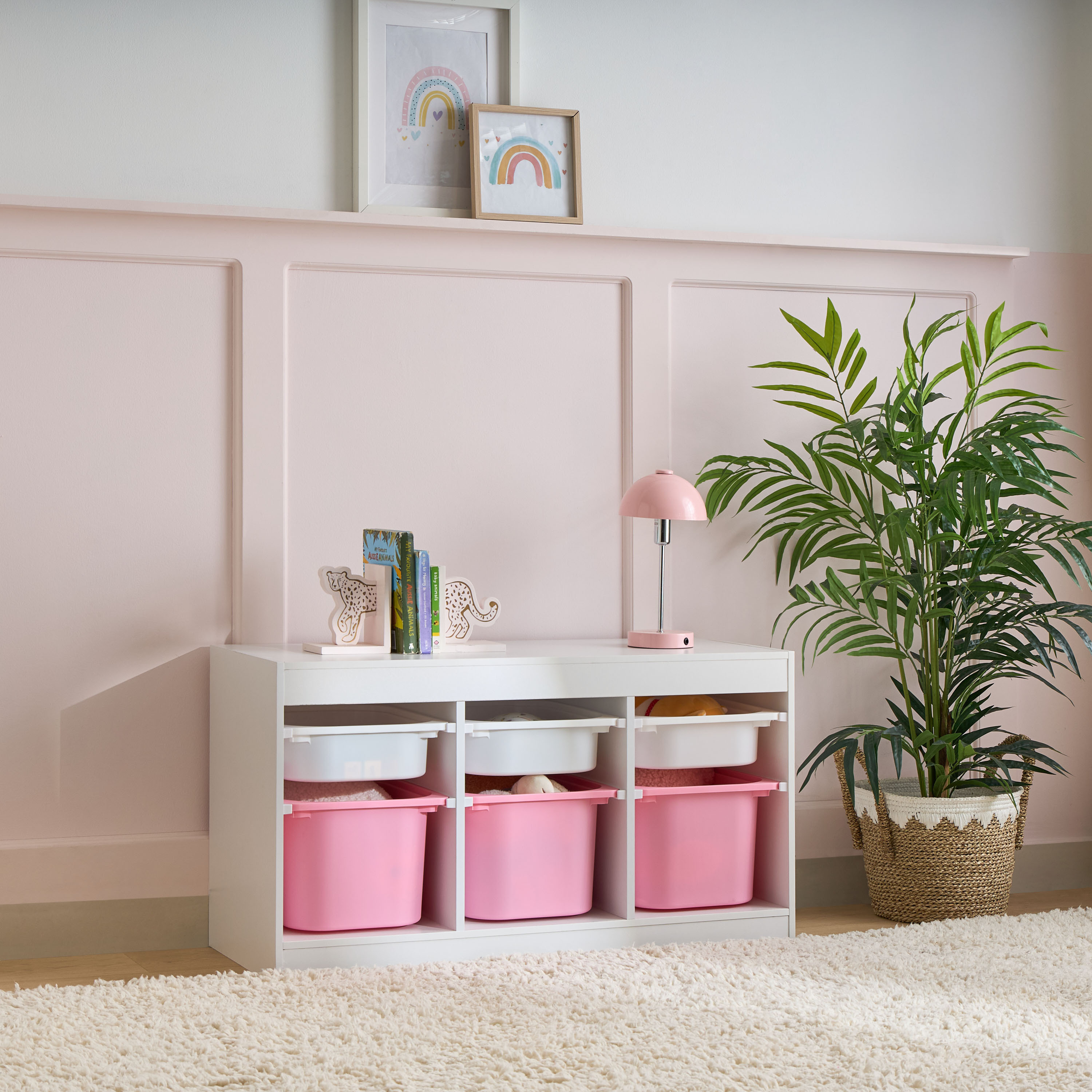 Juniors Toy Storage Organiser with 6 Bins-baby-nursery-furniture-wardrobesandstorage-image-1