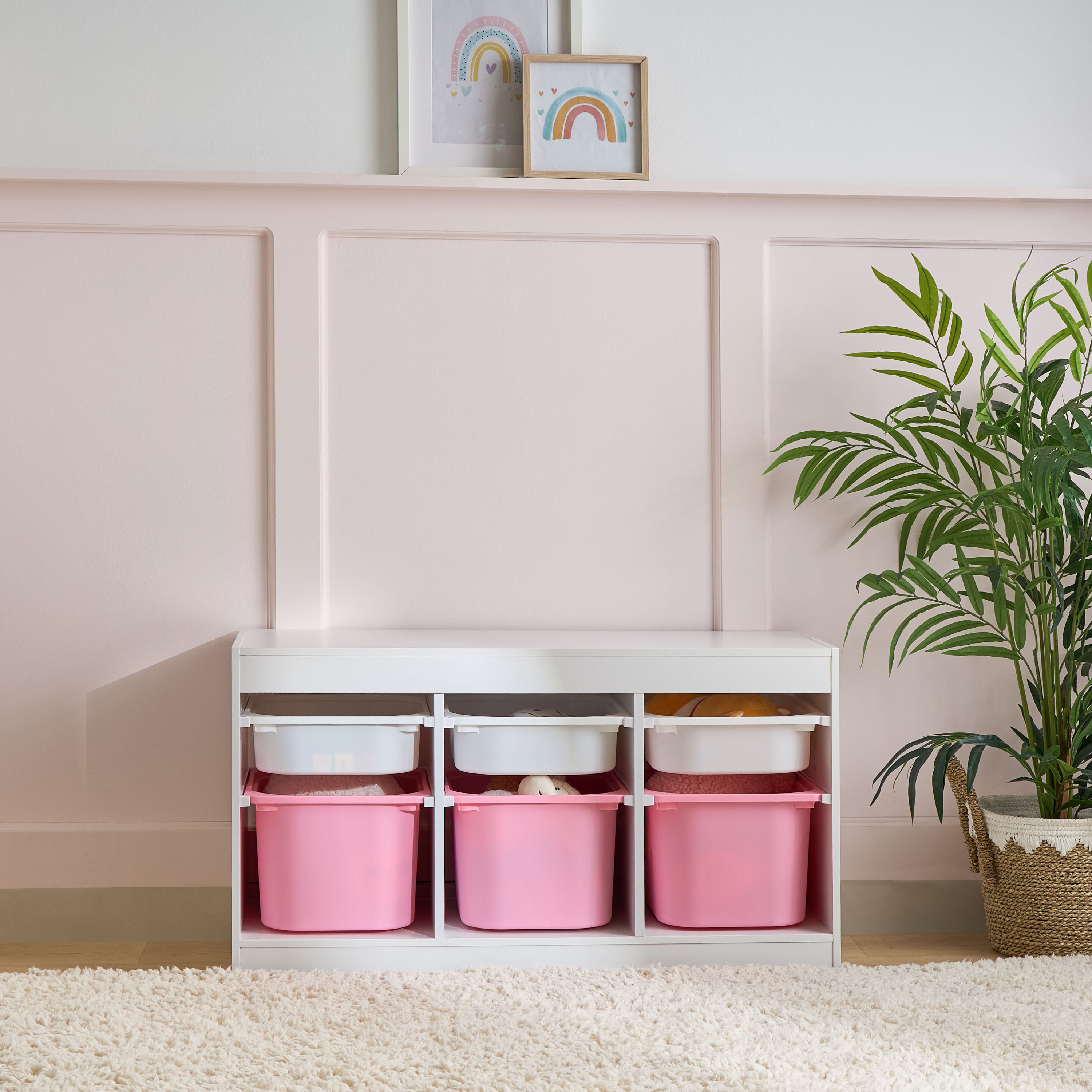 Juniors Toy Storage Organiser with 6 Bins-baby-nursery-furniture-wardrobesandstorage-image-2