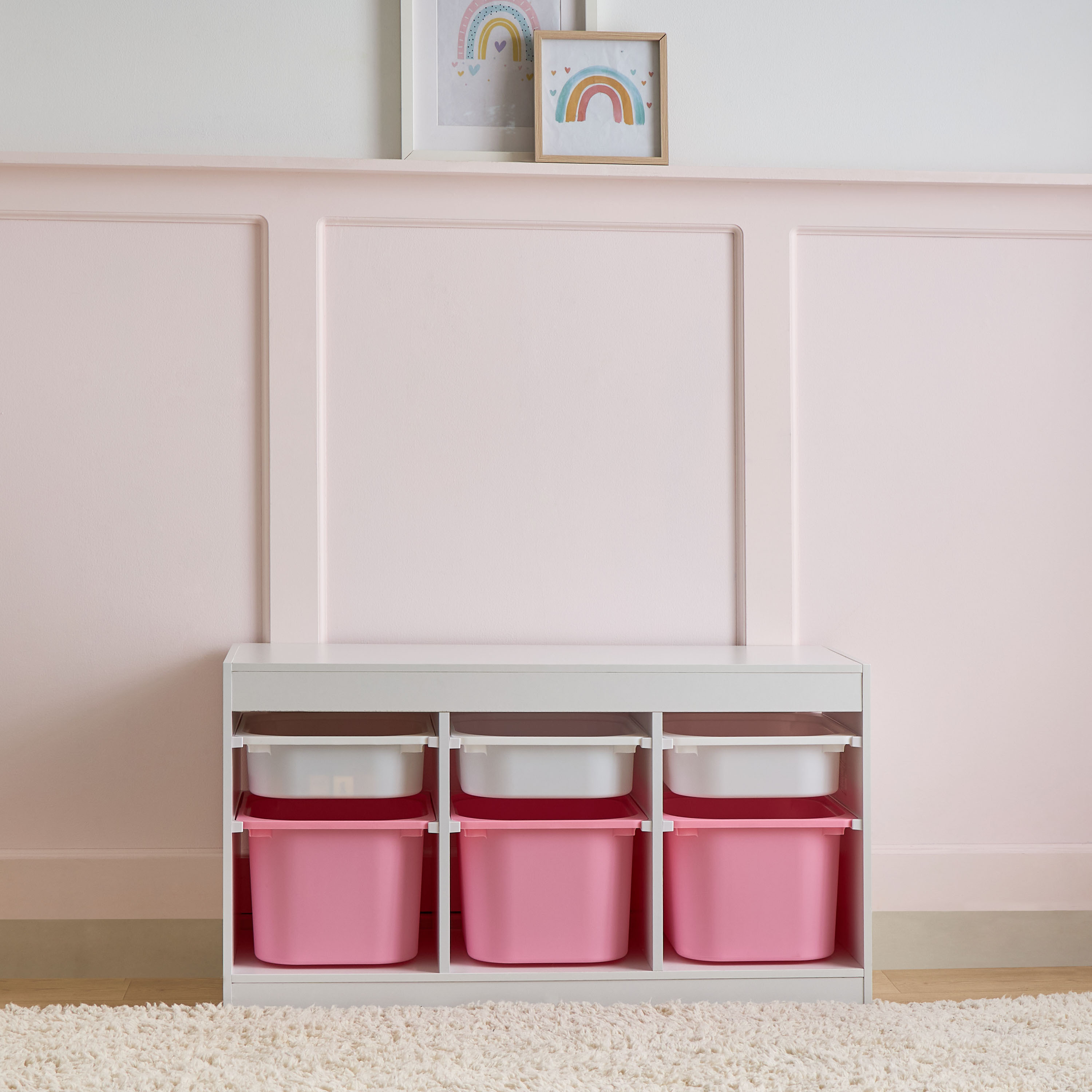 Juniors Toy Storage Organiser with 6 Bins-baby-nursery-furniture-wardrobesandstorage-image-3