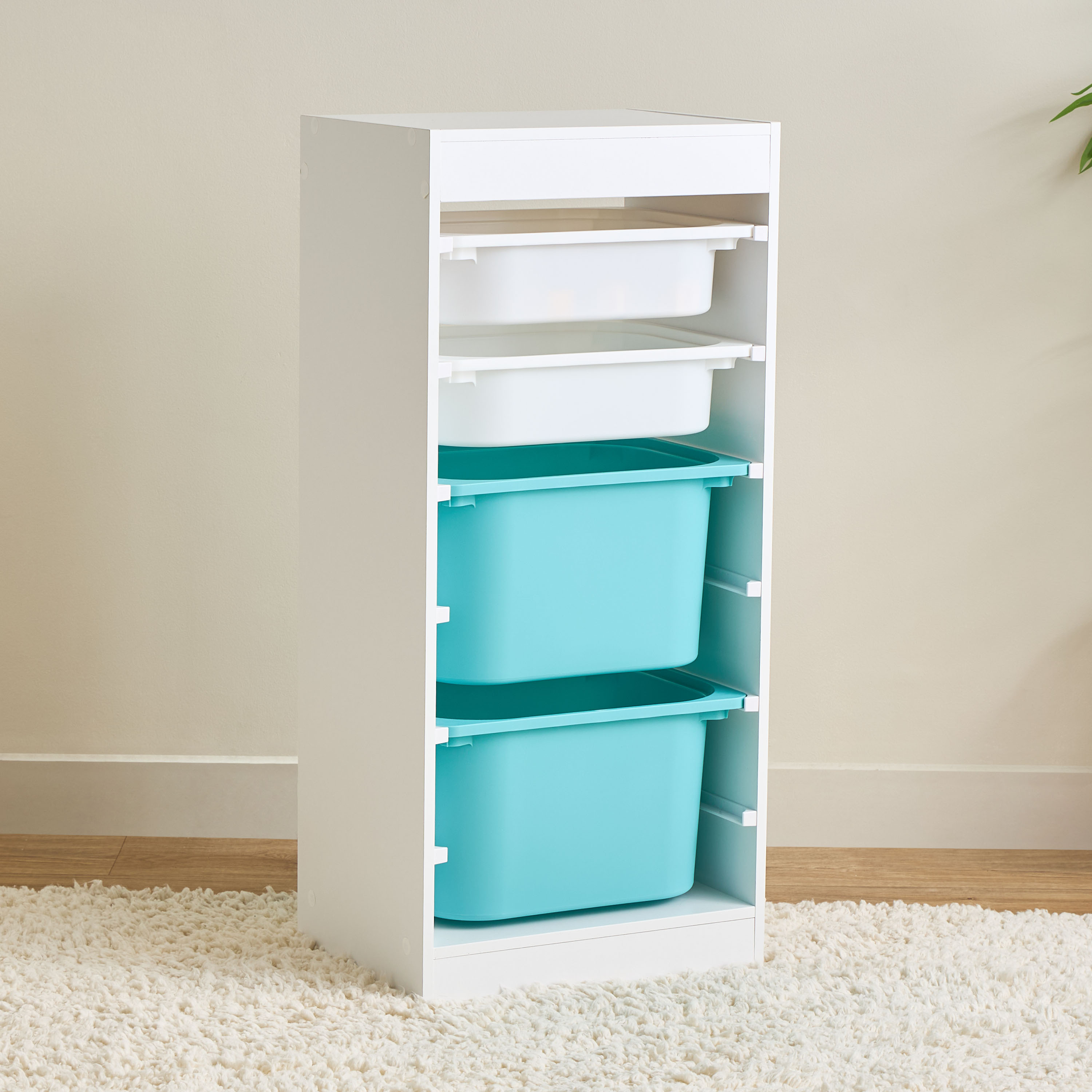 Juniors Toy Storage Organiser with 4 Bins-baby-nursery-furniture-wardrobesandstorage-image-2